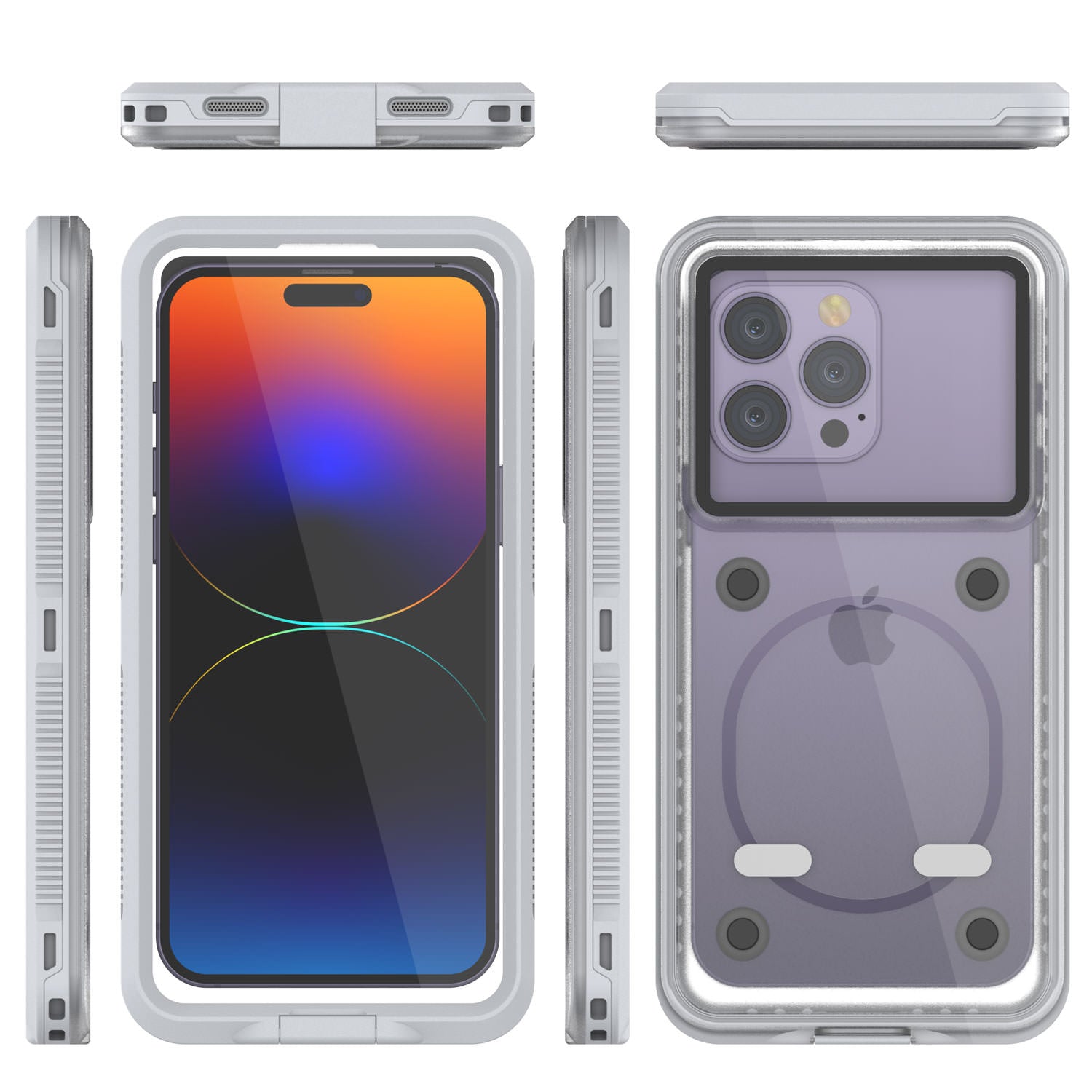 Galaxy S6 Waterproof Case, Punkcase SpikeStar White Water/Shock/Dirt/Snow Proof | Lifetime Warranty