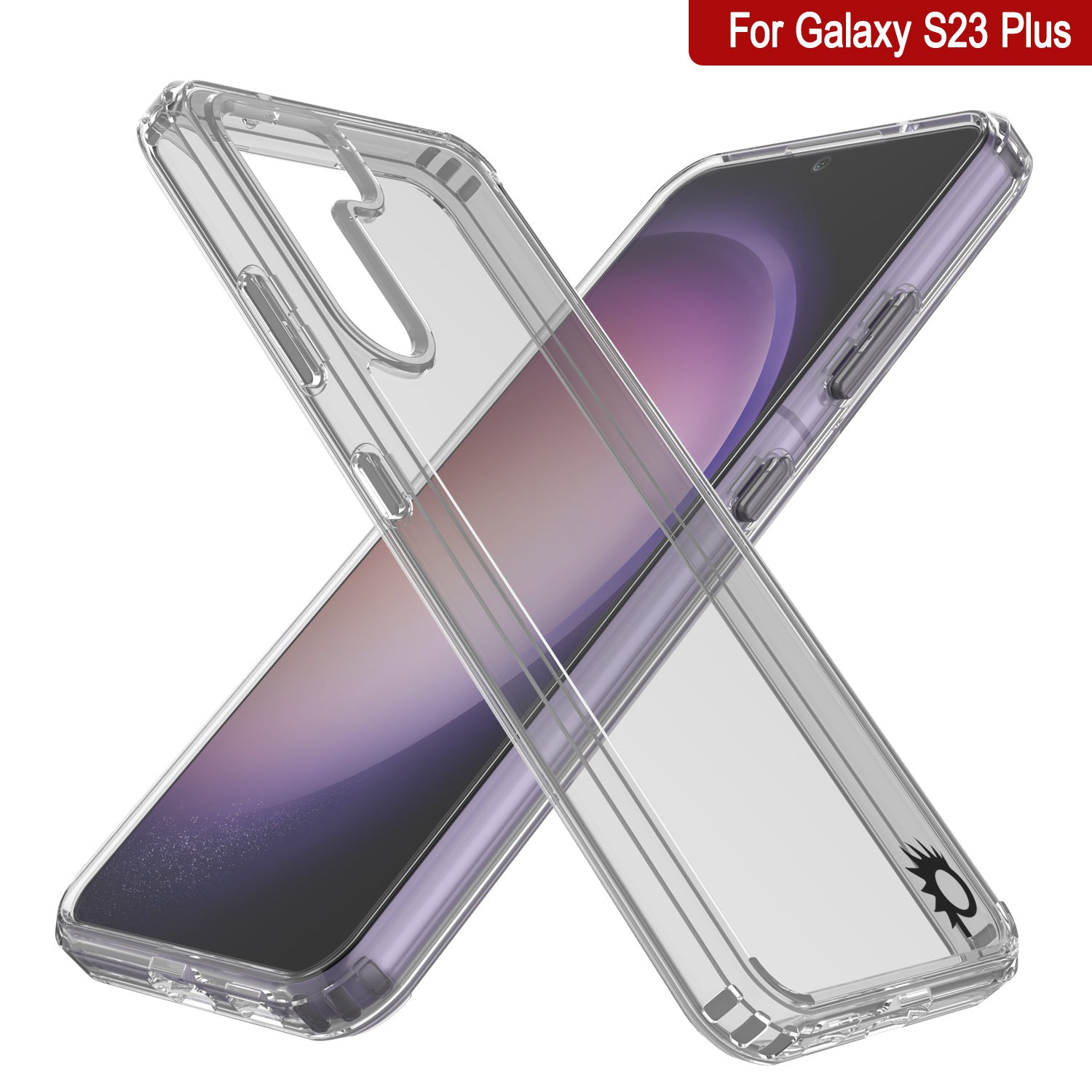 Punkcase for Galaxy S23+ Plus Case [Lucid 2.0 Series] [Slim Fit] [Clear Back]  W/PunkShield Screen Protector