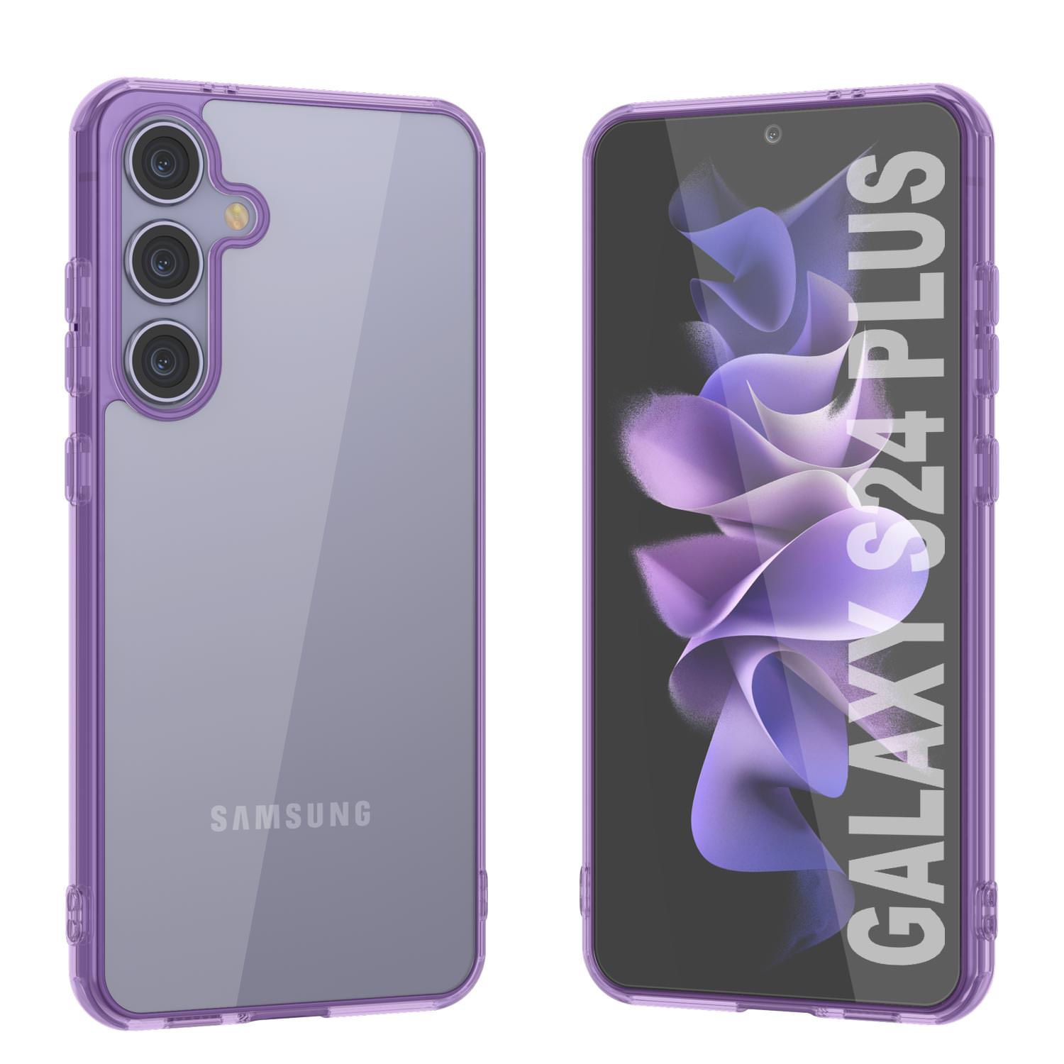 Galaxy S24 Plus Case [Clear Acrylic Series] [Non-Slip] For Galaxy S24 Plus [Purple]