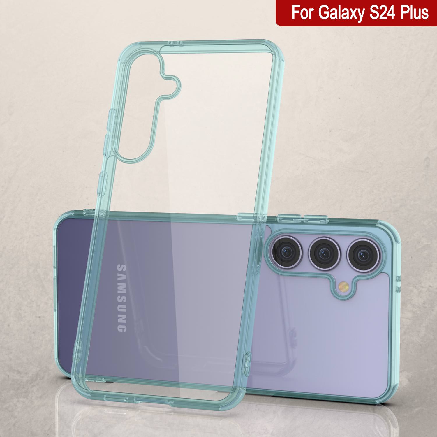Galaxy S24 Plus Case [Clear Acrylic Series] [Non-Slip] For Galaxy S24 Plus [Teal]