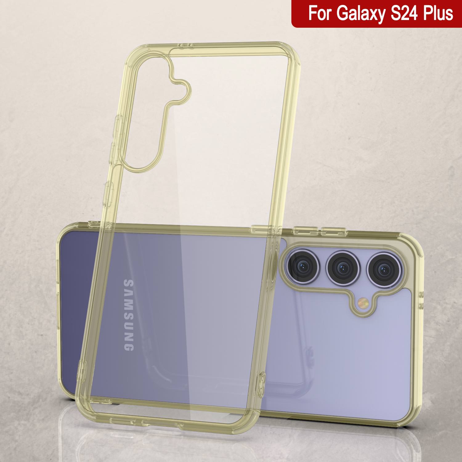 Galaxy S24 Plus Magnetic Wireless Charging Case [Clear Acrylic Series] [Non-Slip] For Galaxy S24 Plus [Rose]