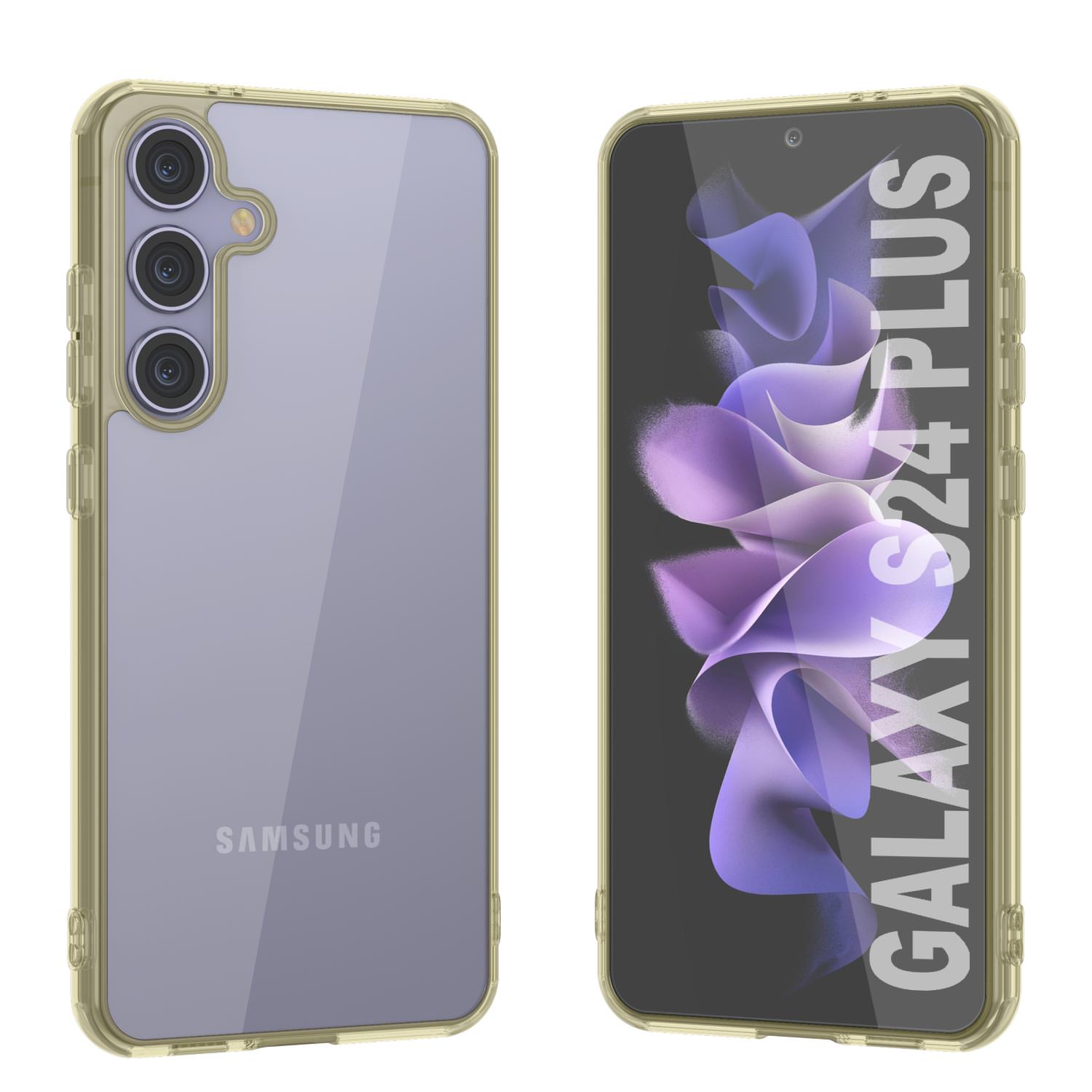 Galaxy S24 Plus Case [Clear Acrylic Series] [Non-Slip] For Galaxy S24 Plus [Yellow]