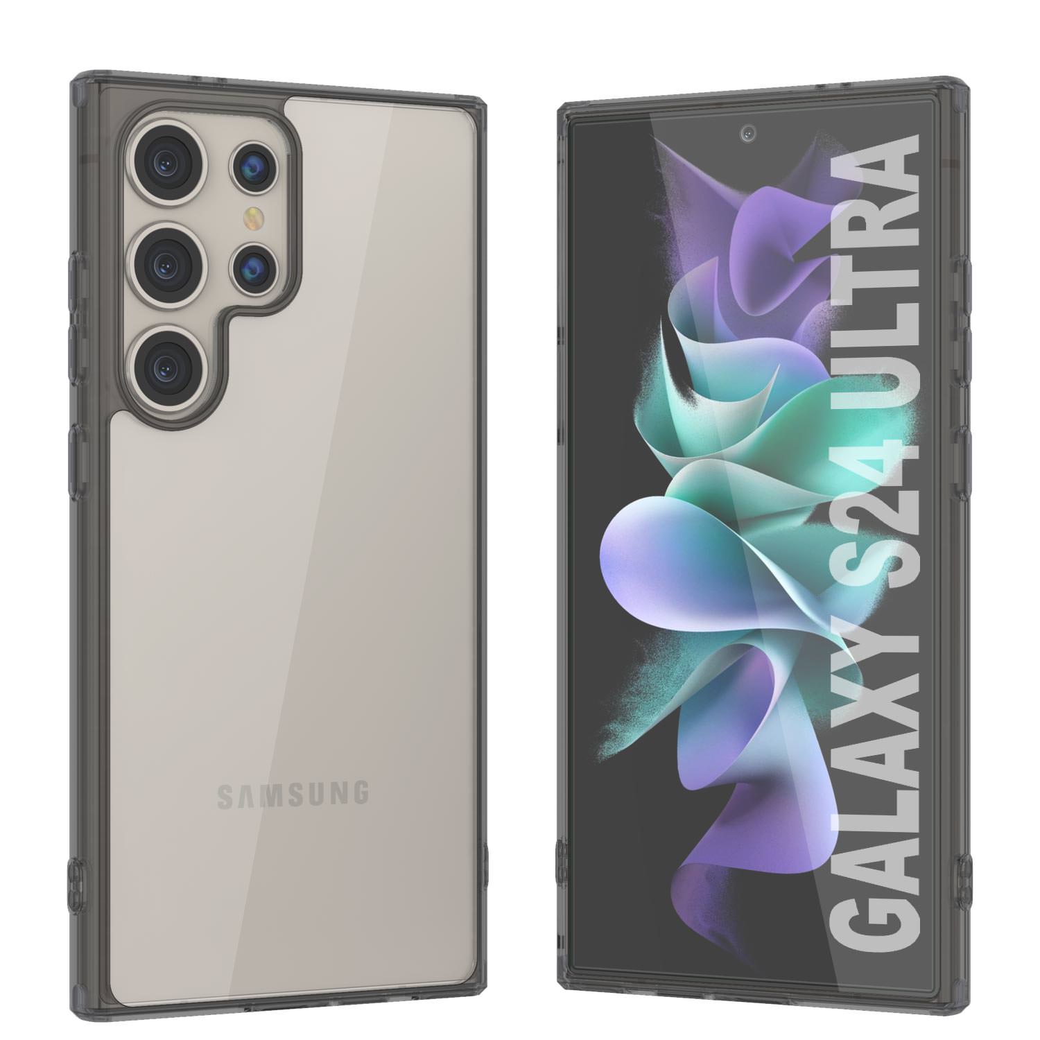 Galaxy S24 Ultra Case [Clear Acrylic Series] [Non-Slip] For Galaxy S24 Ultra [Black]