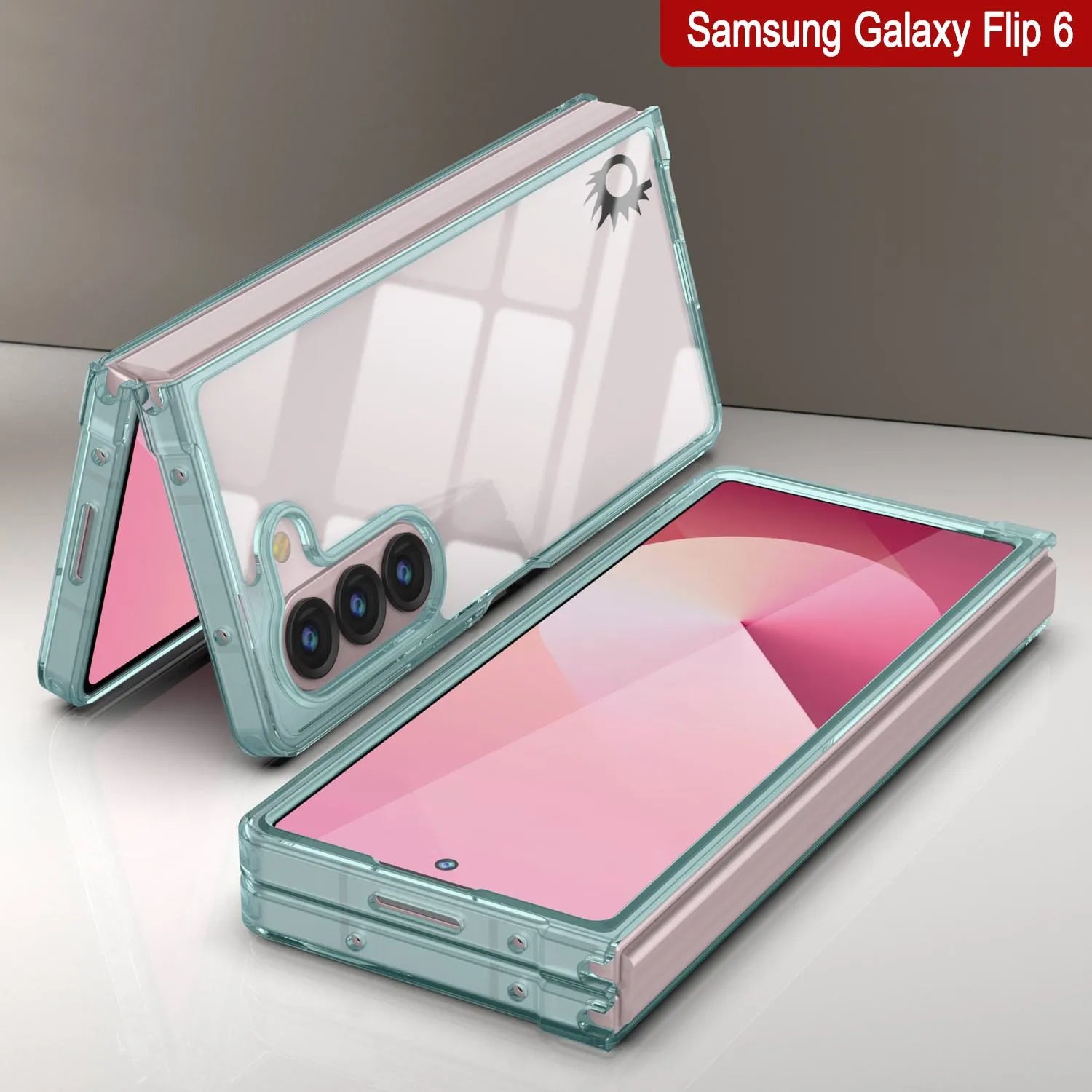 Galaxy Z Fold6 Case [Clear Acrylic Series] [Non-Slip] For Galaxy Z Fold6 [Teal]