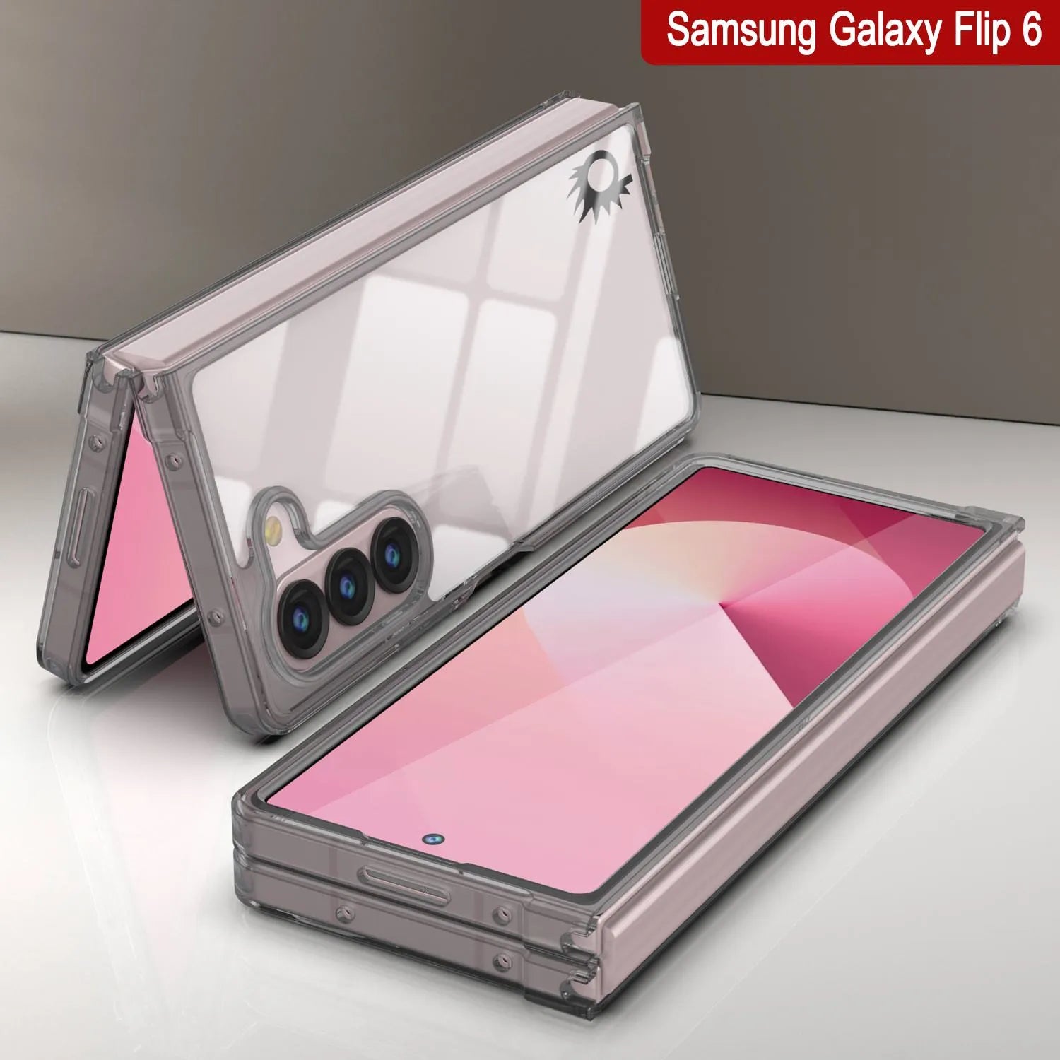 Galaxy Z Fold6 Case [Clear Acrylic Series] [Non-Slip] For Galaxy Z Fold6 [Grey]