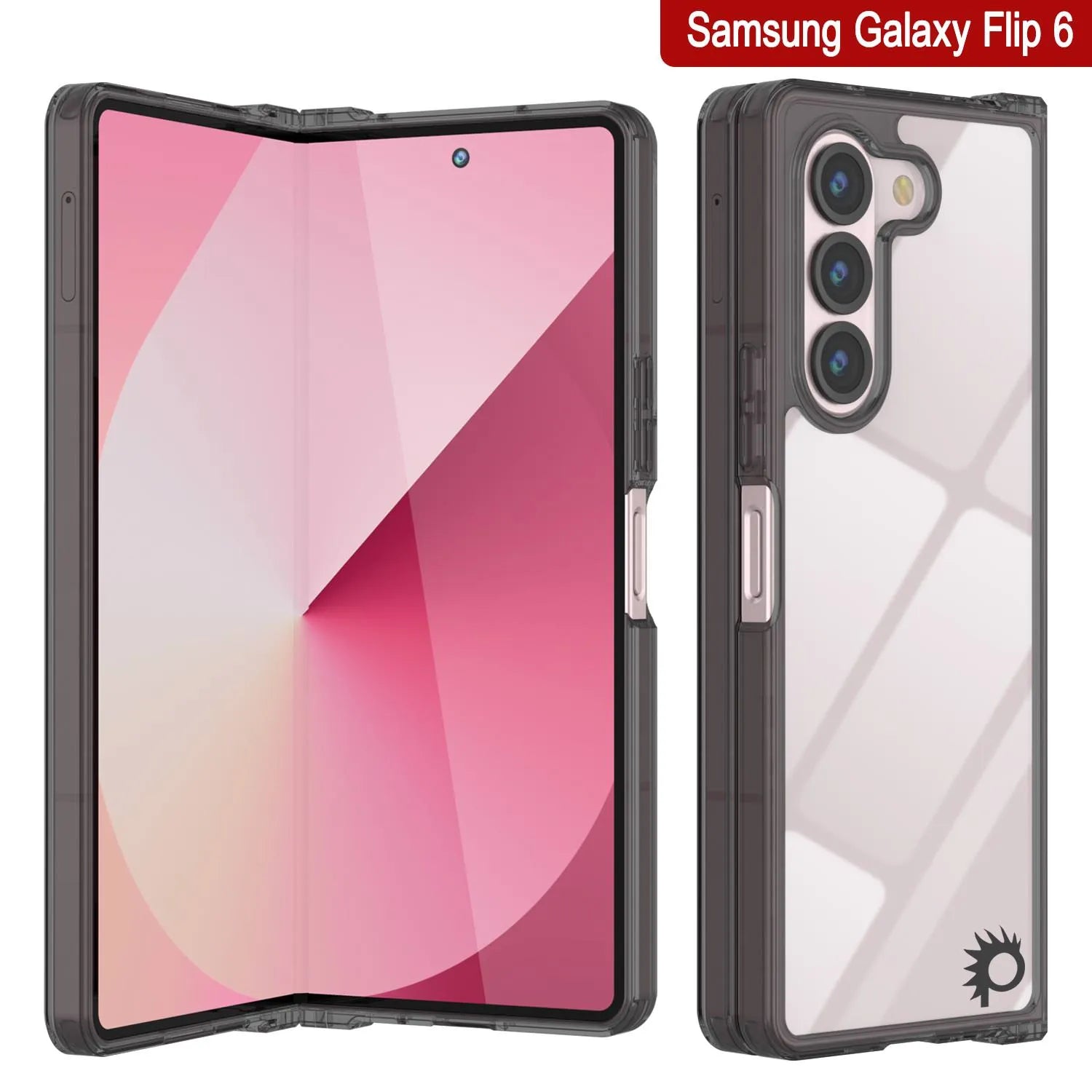 Galaxy Z Fold6 Case [Clear Acrylic Series] [Non-Slip] For Galaxy Z Fold6 [Black]