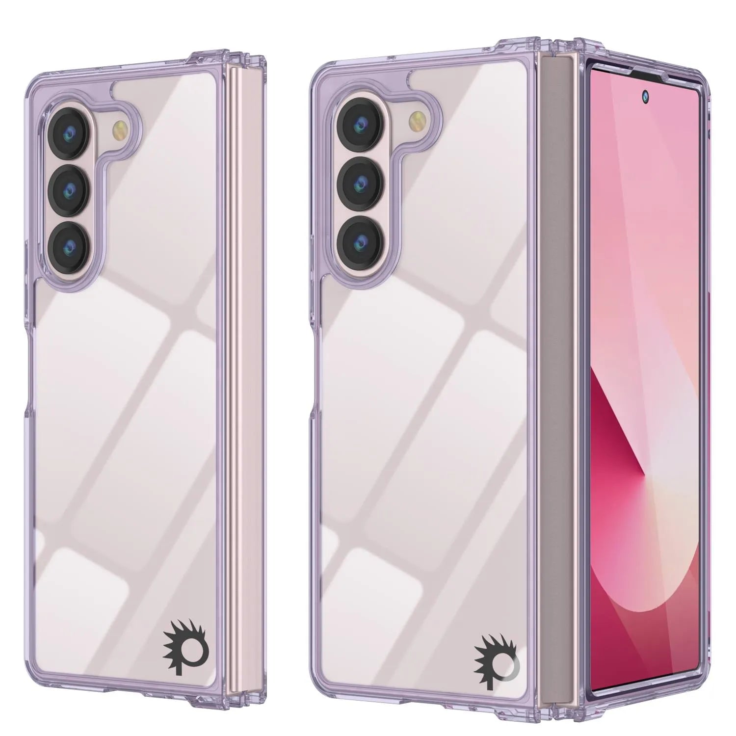 Galaxy Z Fold6 Case [Clear Acrylic Series] [Non-Slip] For Galaxy Z Fold6 [Lilac]