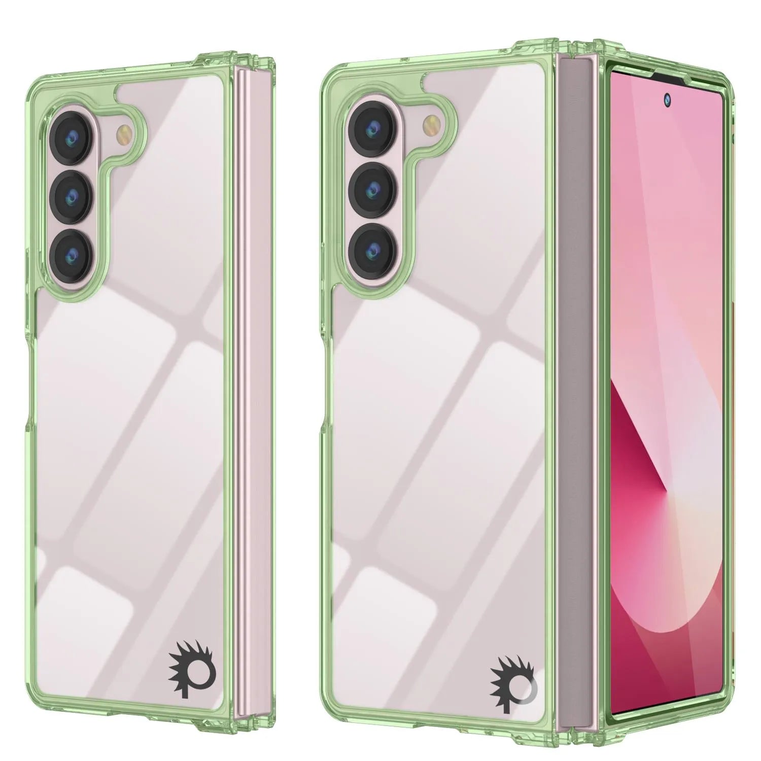 Galaxy Z Fold6 Case [Clear Acrylic Series] [Non-Slip] For Galaxy Z Fold6 [Green]