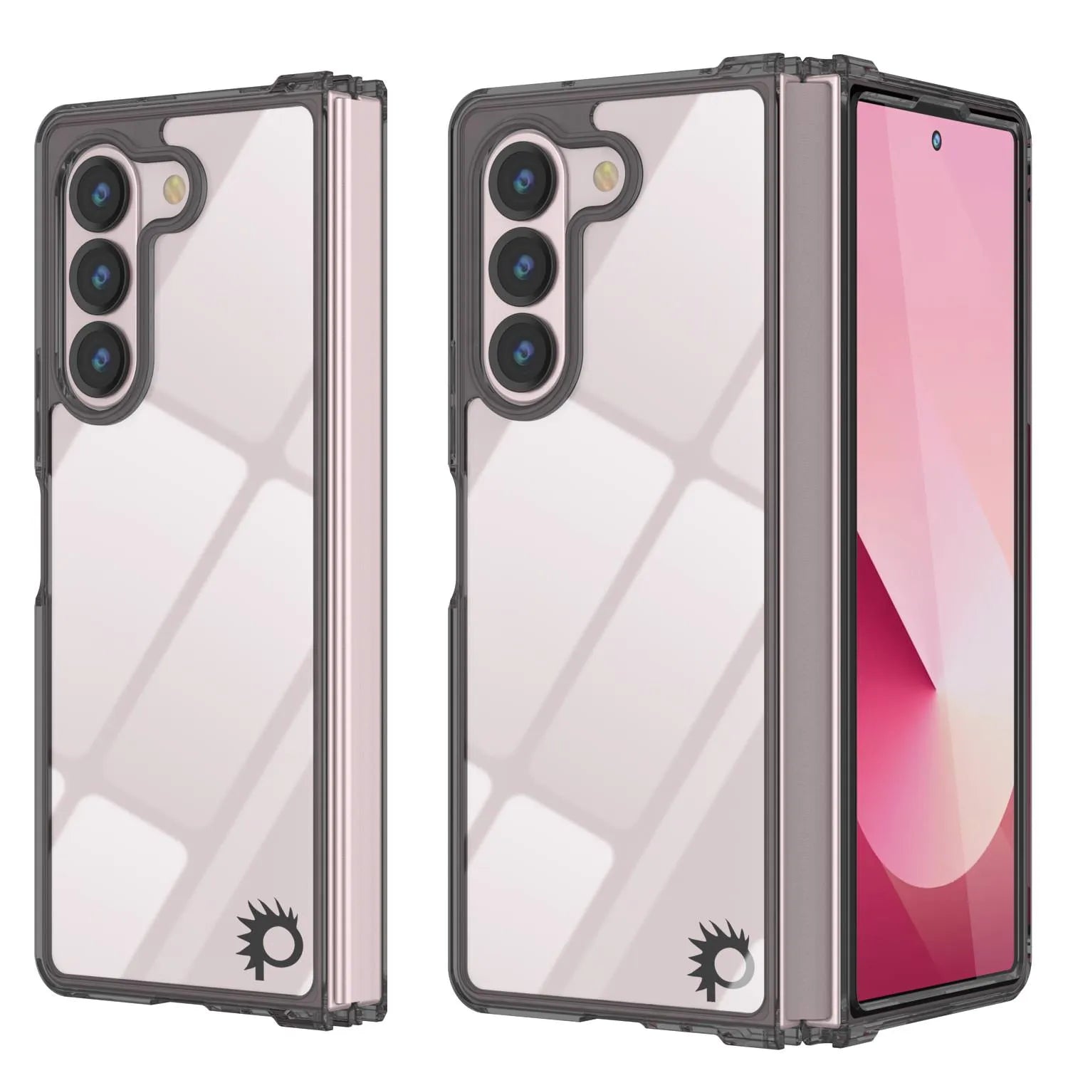 Galaxy Z Fold6 Case [Clear Acrylic Series] [Non-Slip] For Galaxy Z Fold6 [Black]