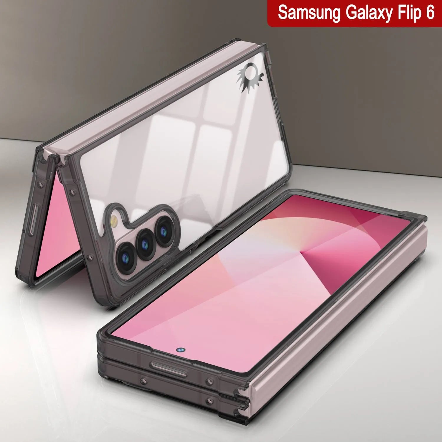 Galaxy Z Fold6 Case [Clear Acrylic Series] [Non-Slip] For Galaxy Z Fold6 [Black]