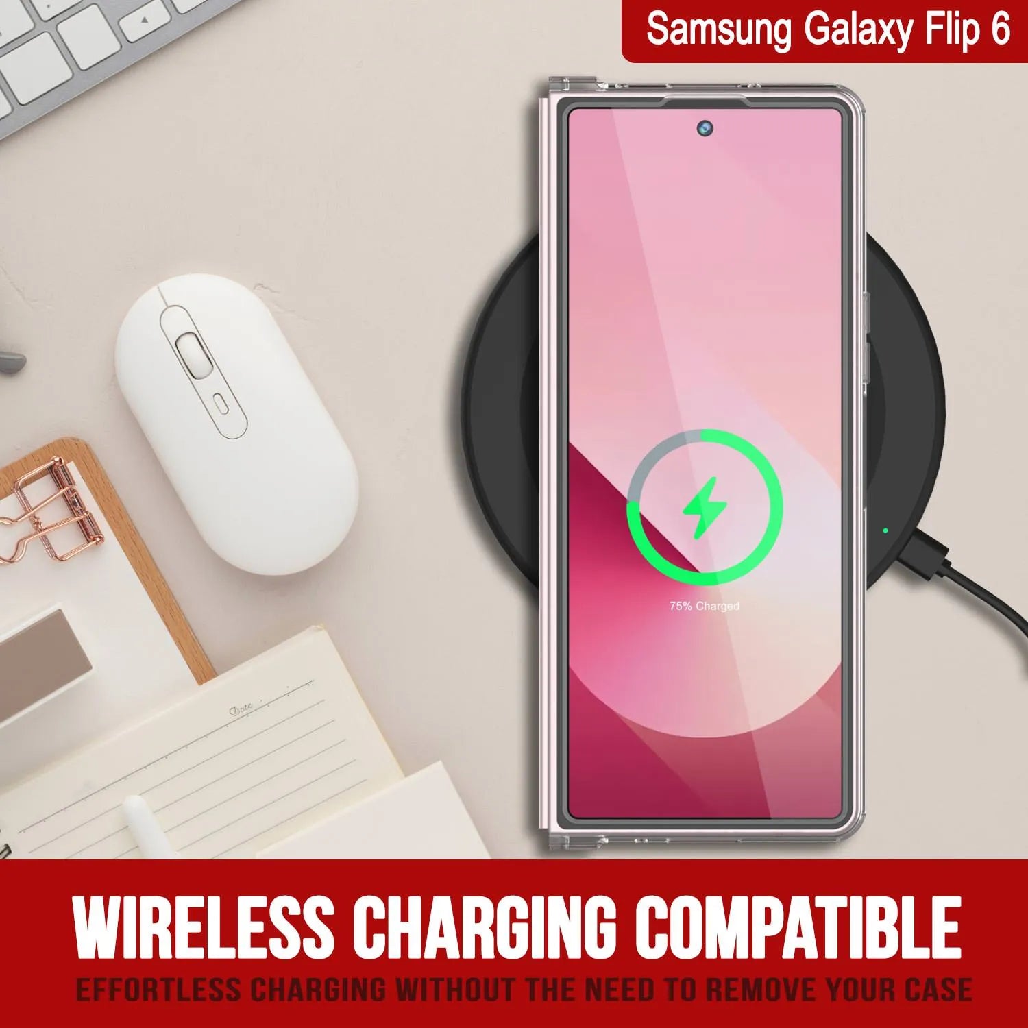 Galaxy Z Fold6 Case [Clear Acrylic Series] [Non-Slip] For Galaxy Z Fold6 [Clear]