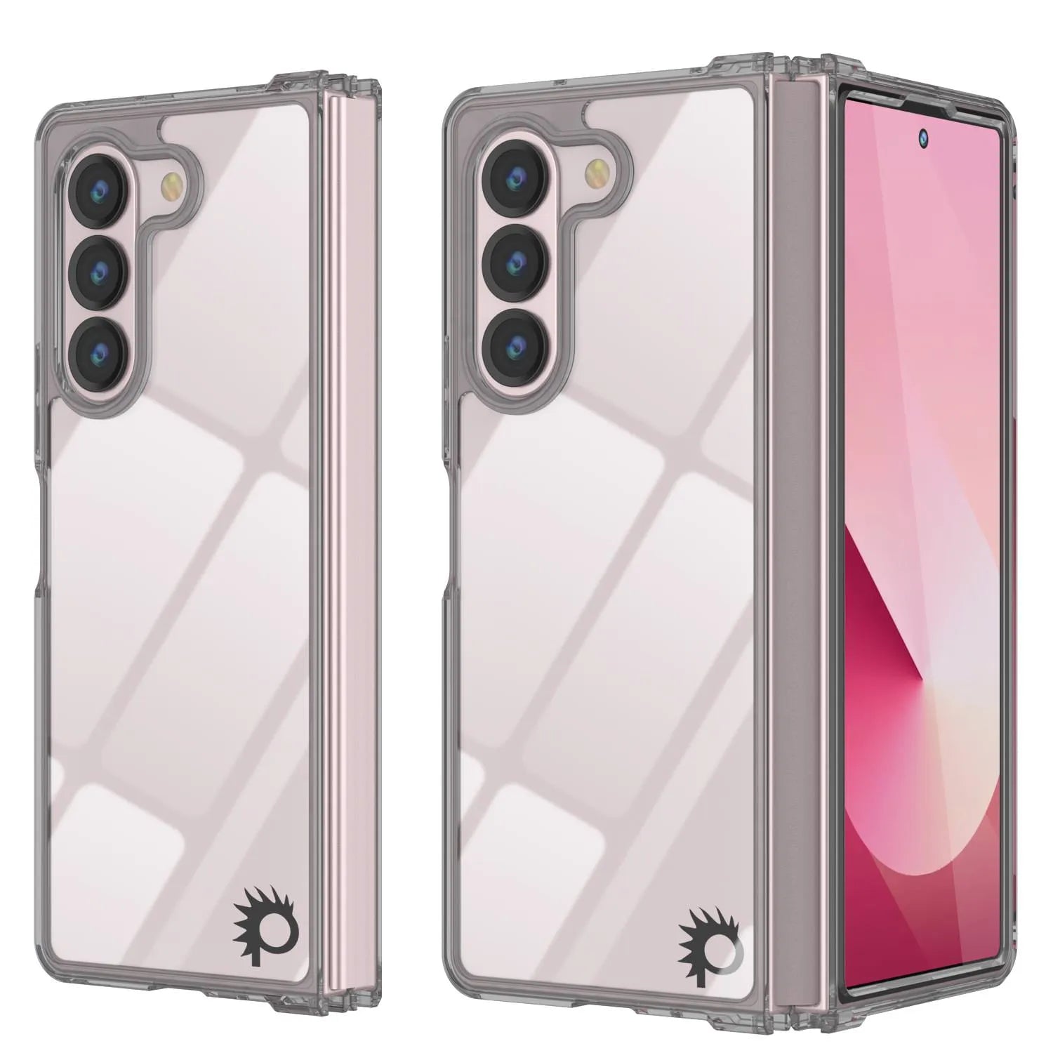 Galaxy Z Fold6 Case [Clear Acrylic Series] [Non-Slip] For Galaxy Z Fold6 [Grey]