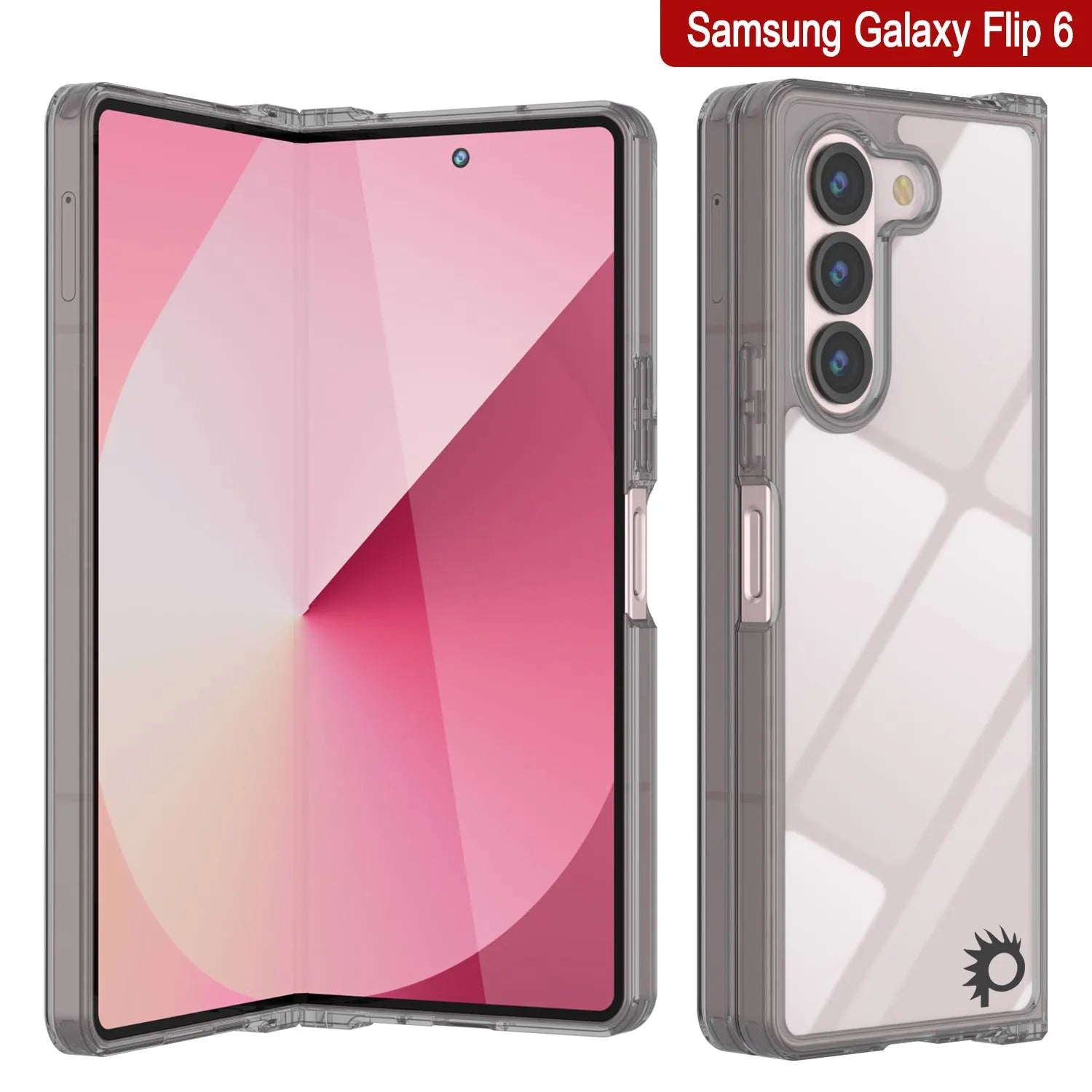 Galaxy Z Fold6 Case [Clear Acrylic Series] [Non-Slip] For Galaxy Z Fold6 [Grey]