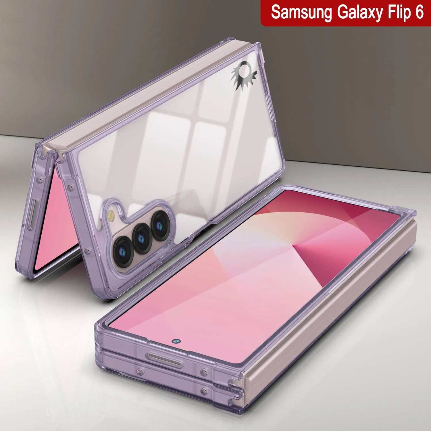 Galaxy Z Fold6 Case [Clear Acrylic Series] [Non-Slip] For Galaxy Z Fold6 [Lilac]