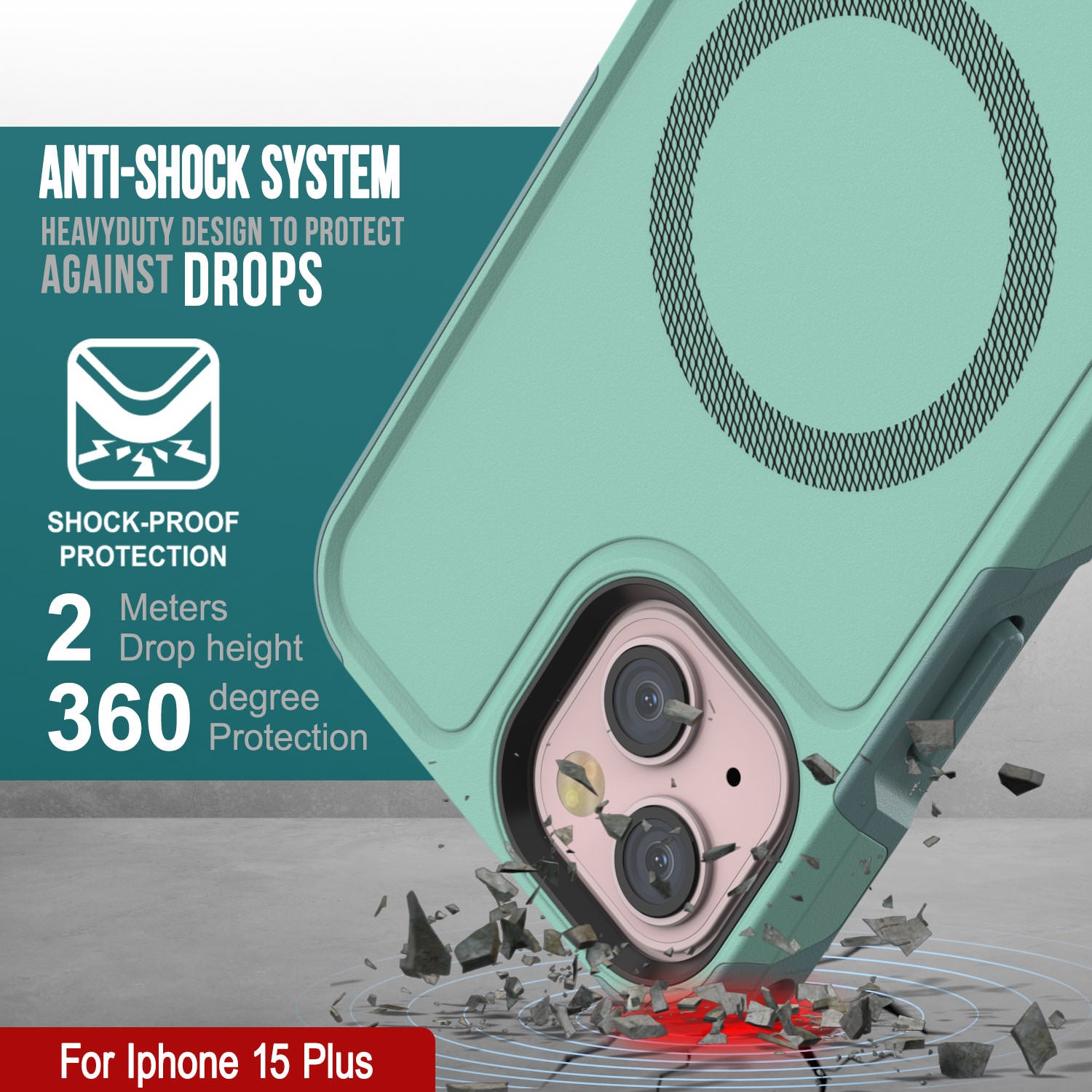 iPhone 15 plus ジャンク FlexQuartz - Apple iPhone 15 Plus Case MagSafe Compatible