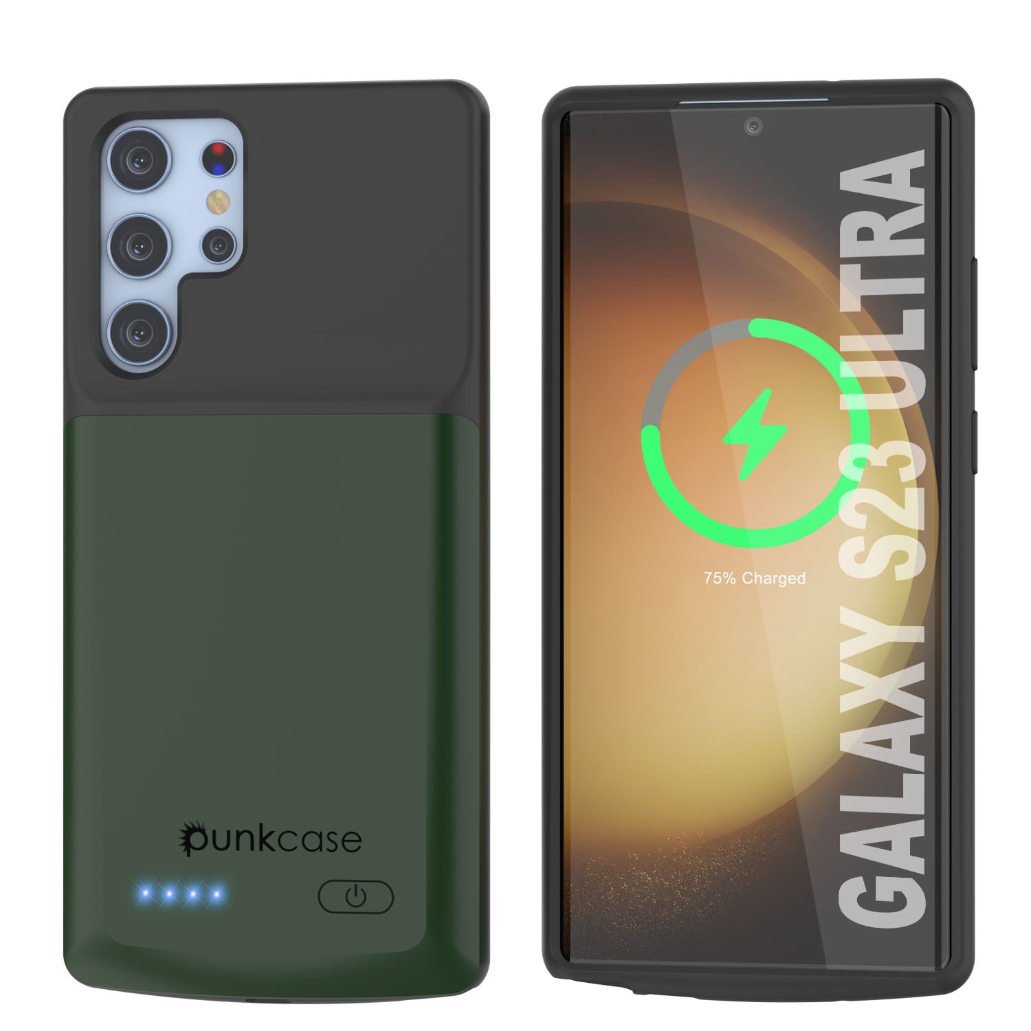 PunkJuice S23 Ultra Battery Case Green PunkJuice S23 Ultra Battery Case Green
