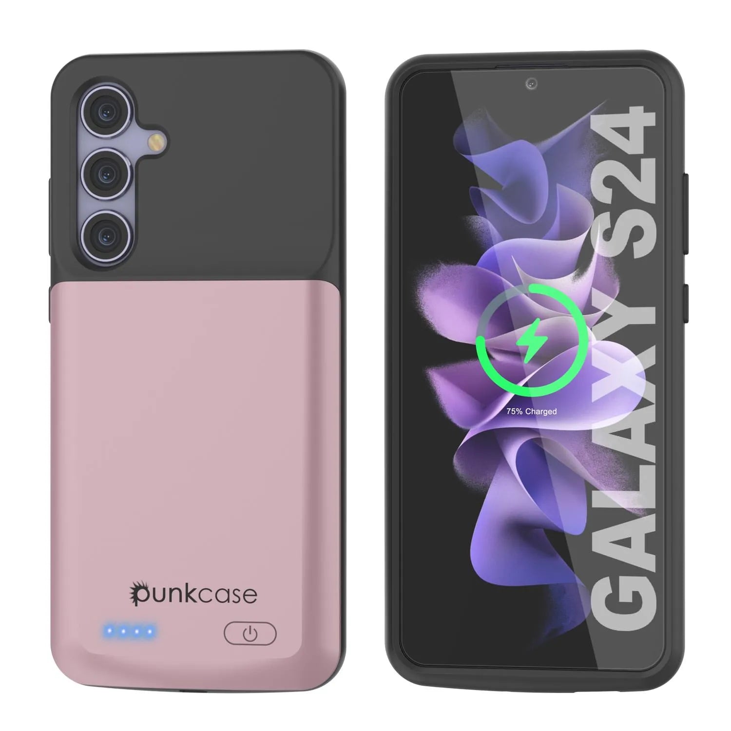PunkJuice S24 Battery Case Rose-Gold - Portable Charging Power Juice Bank with 4500mAh, Rose-Gold PunkJuice S24 Battery Case Rose-Gold - Portable Charging Power Juice Bank with 4500mAh, Rose-Gold