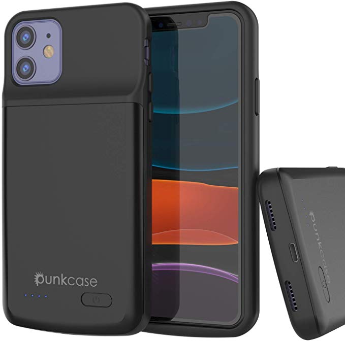 iPhone 11 Battery Case, PunkJuice 5000mAH Fast Charging Power Bank