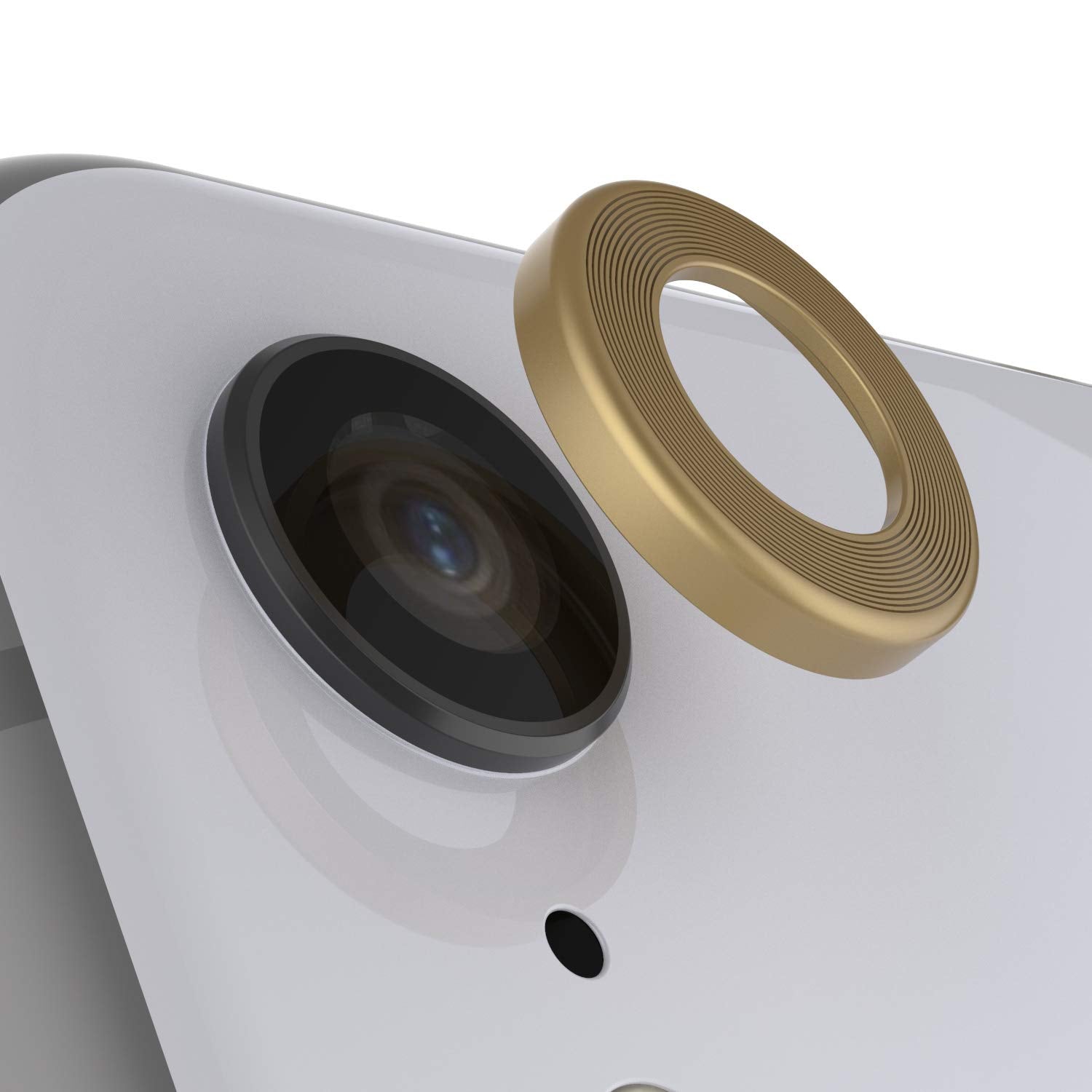 Punkcase iPhone XR Camera Protector Ring [Gold]
