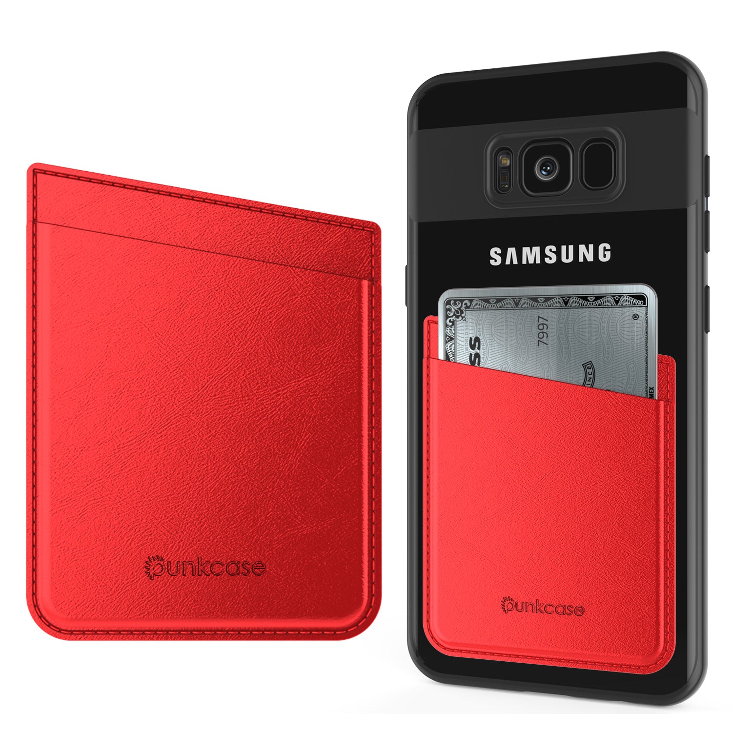 PunkCase CardStud Deluxe Stick On Wallet Adhesive Card Holder