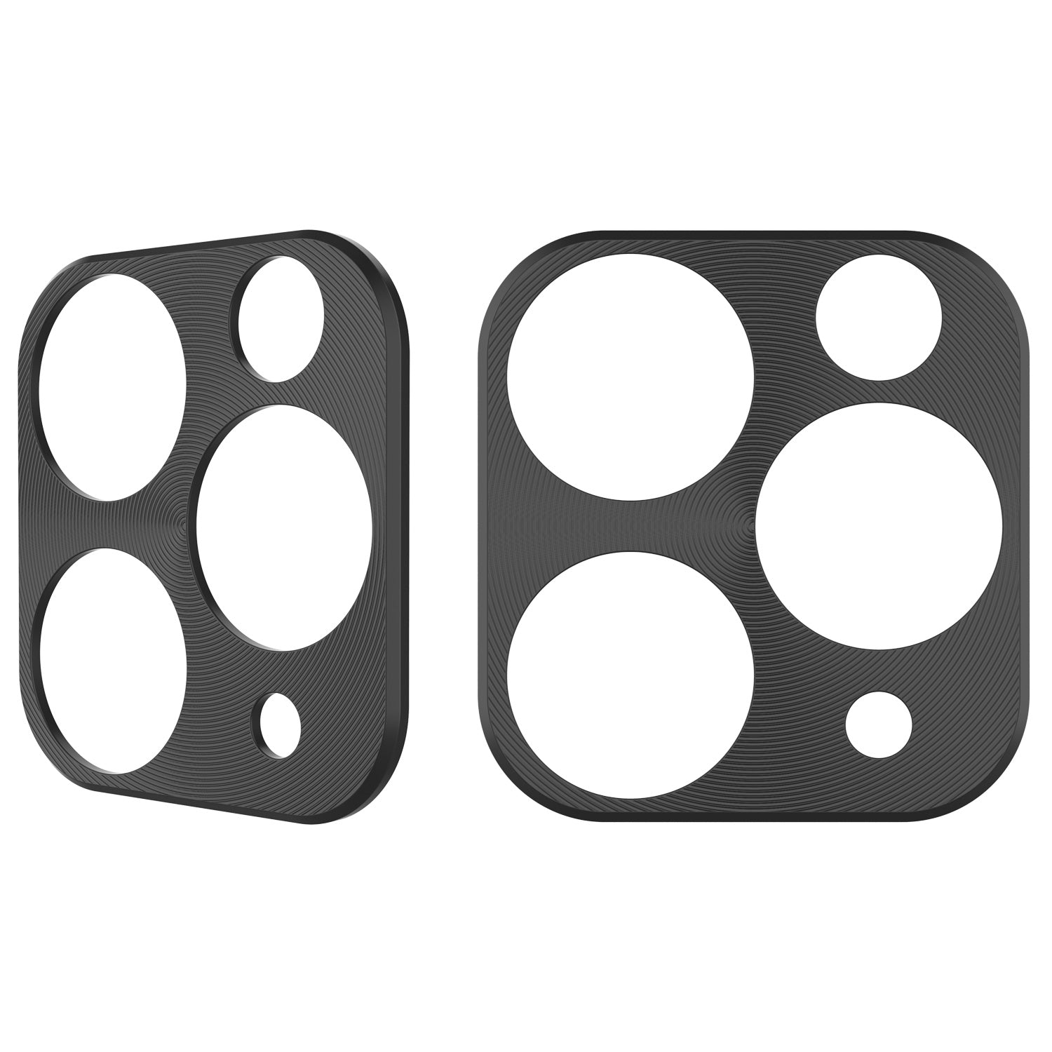 Punkcase iPhone 11 Pro Max Camera Protector Ring [Black]
