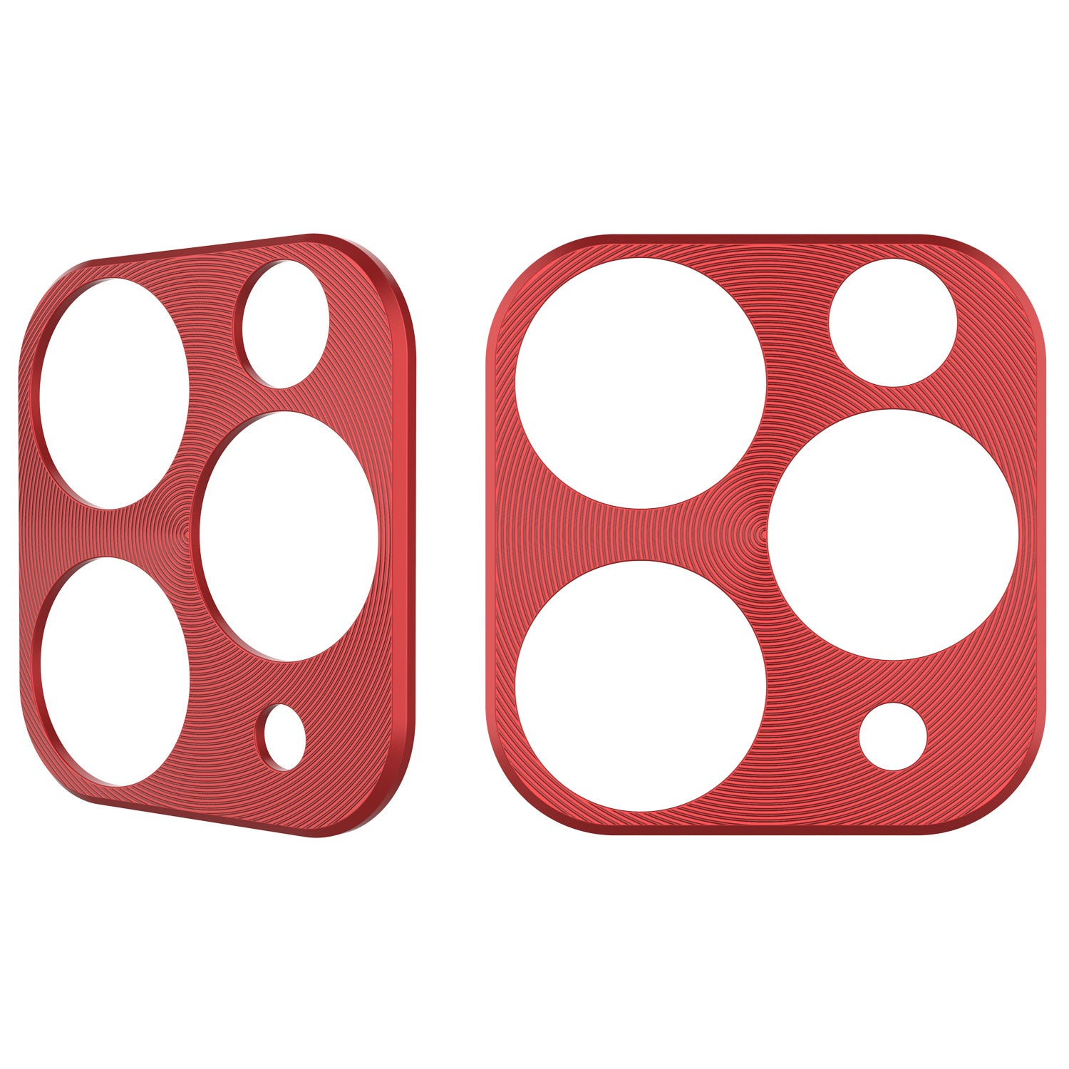 Punkcase iPhone 11 Pro Max Camera Protector Ring [Red]