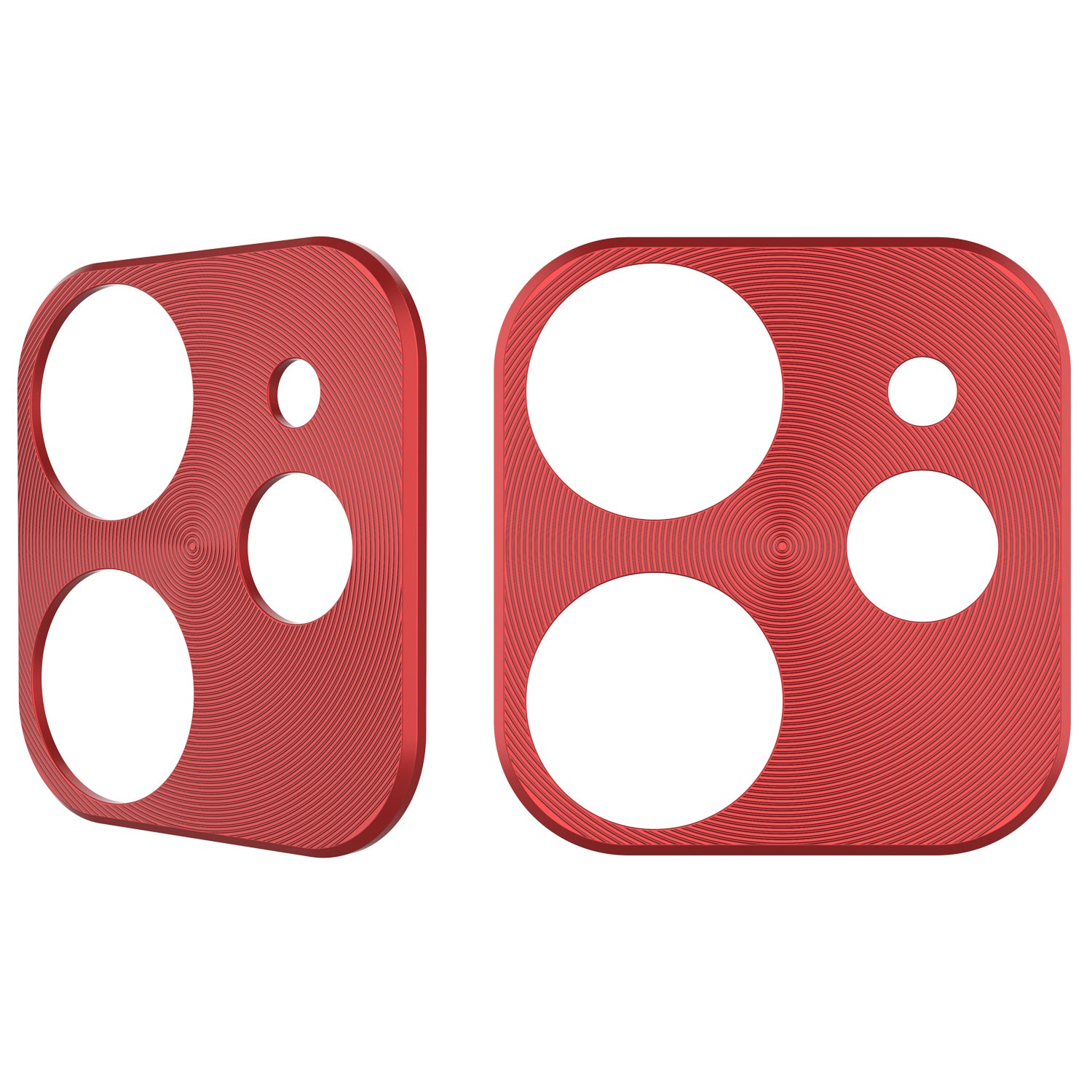 Punkcase iPhone 11 Camera Protector Ring [Red]