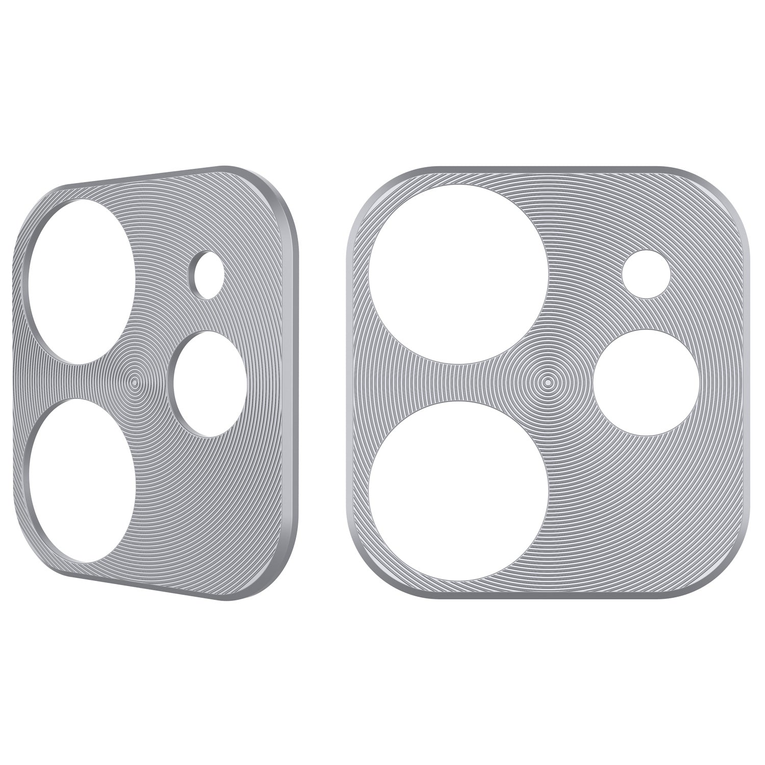 Punkcase iPhone 11 Camera Protector Ring [Silver]