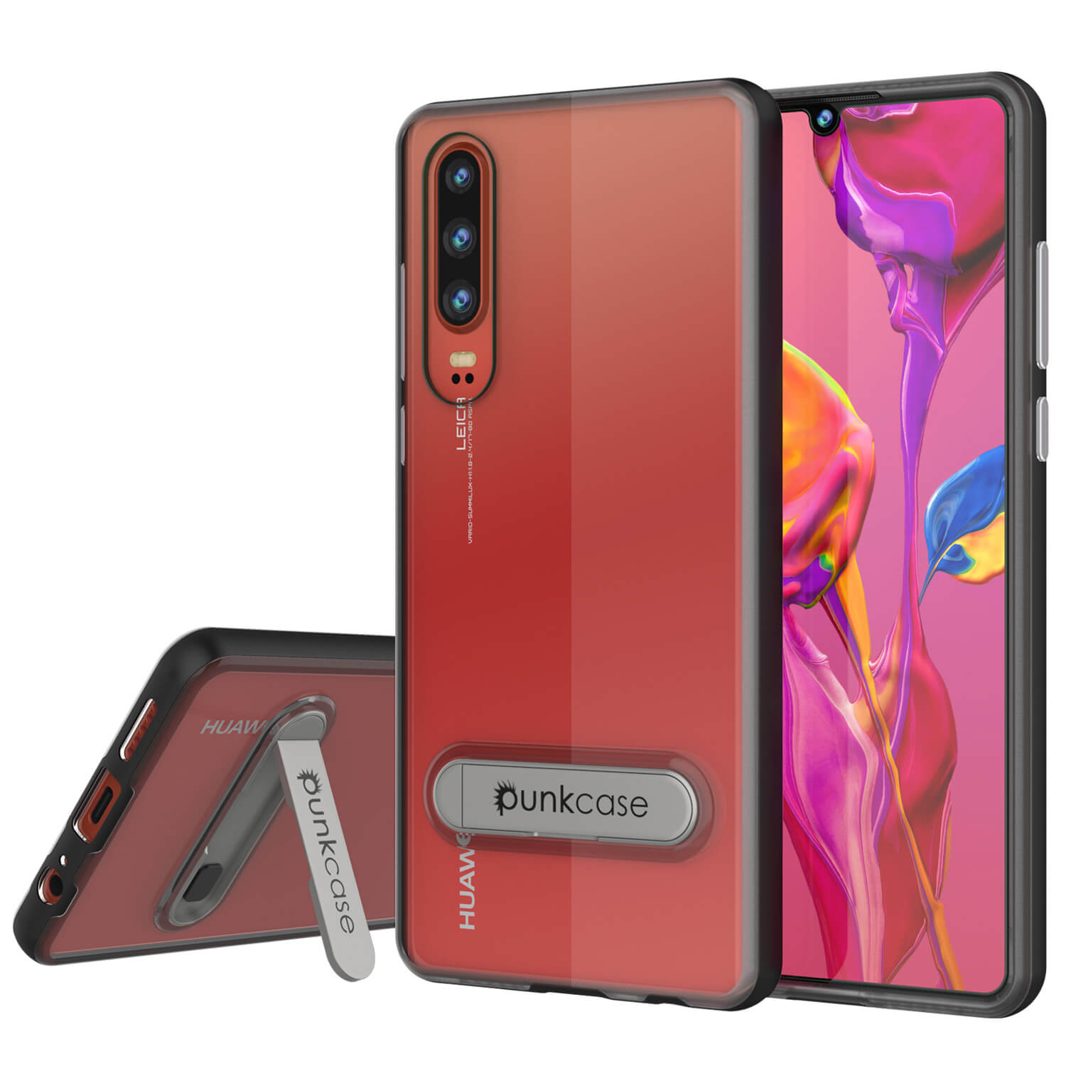 Punkcase P30 Case [Lucid 3.0 Series] Armor Cover [Black]