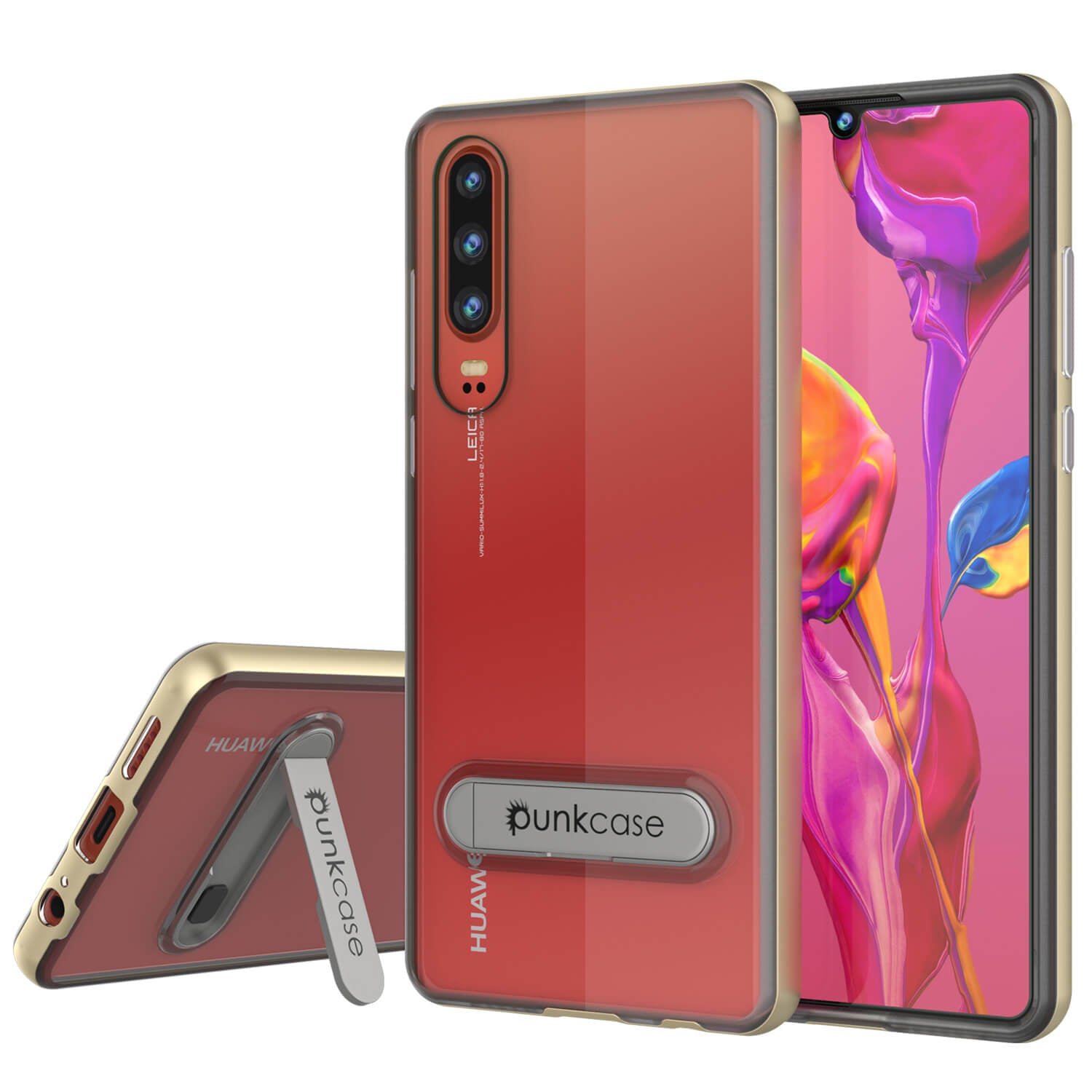 Punkcase P30 Pro Case [Lucid 3.0 Series] Armor Cover [Gold]