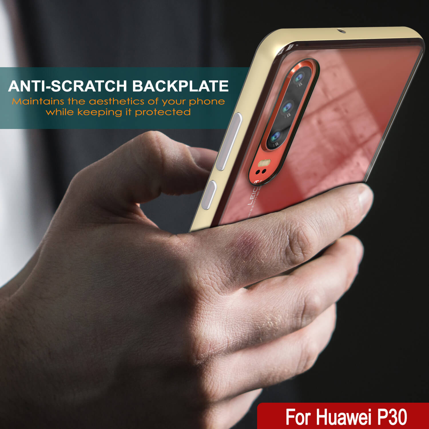 Punkcase P30 Case [Lucid 3.0 Series] Armor Cover [Gold]