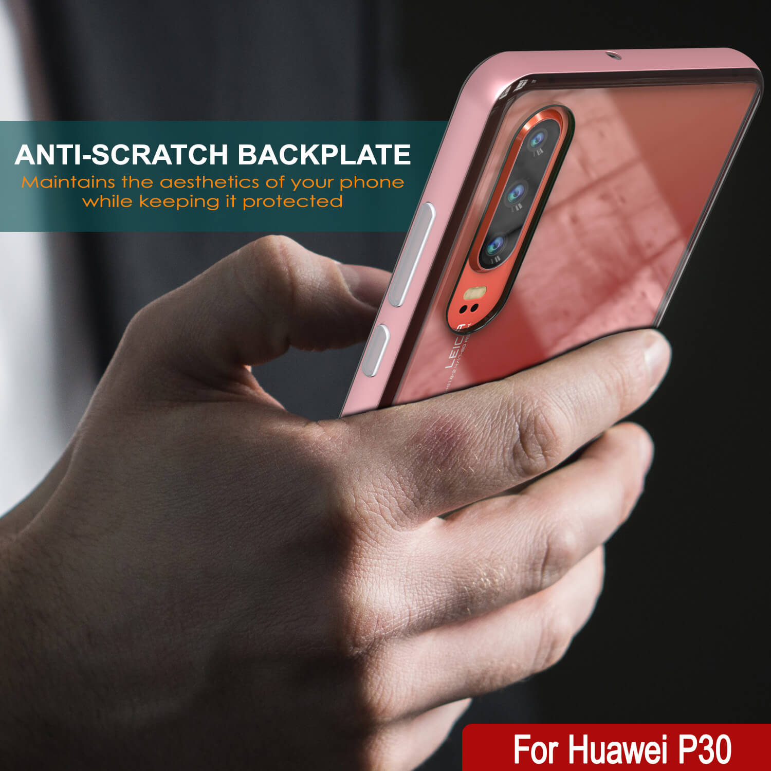 Punkcase P30 Case [Lucid 3.0 Series] Armor Cover [Rose Gold]