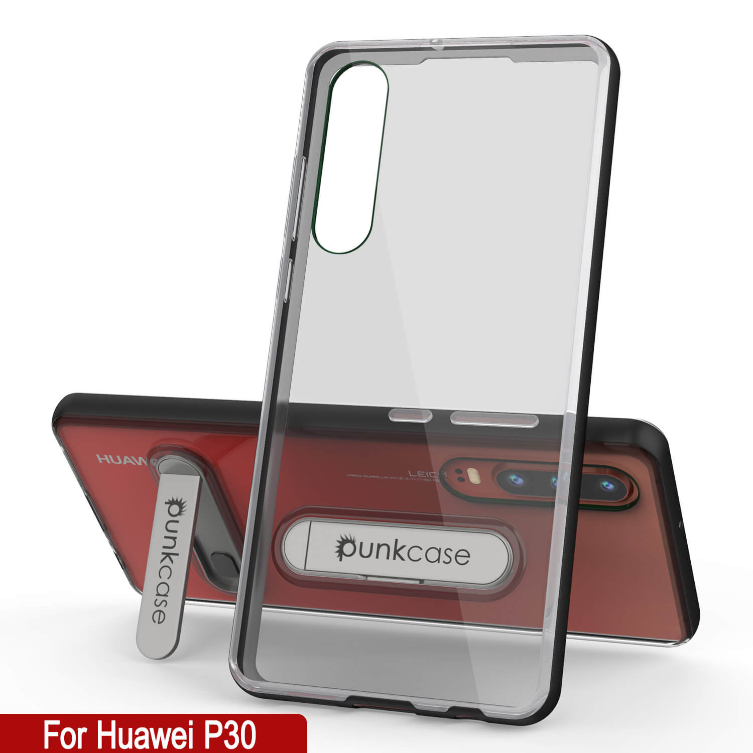 Punkcase P30 Pro Case [Lucid 3.0 Series] Armor Cover [Black]