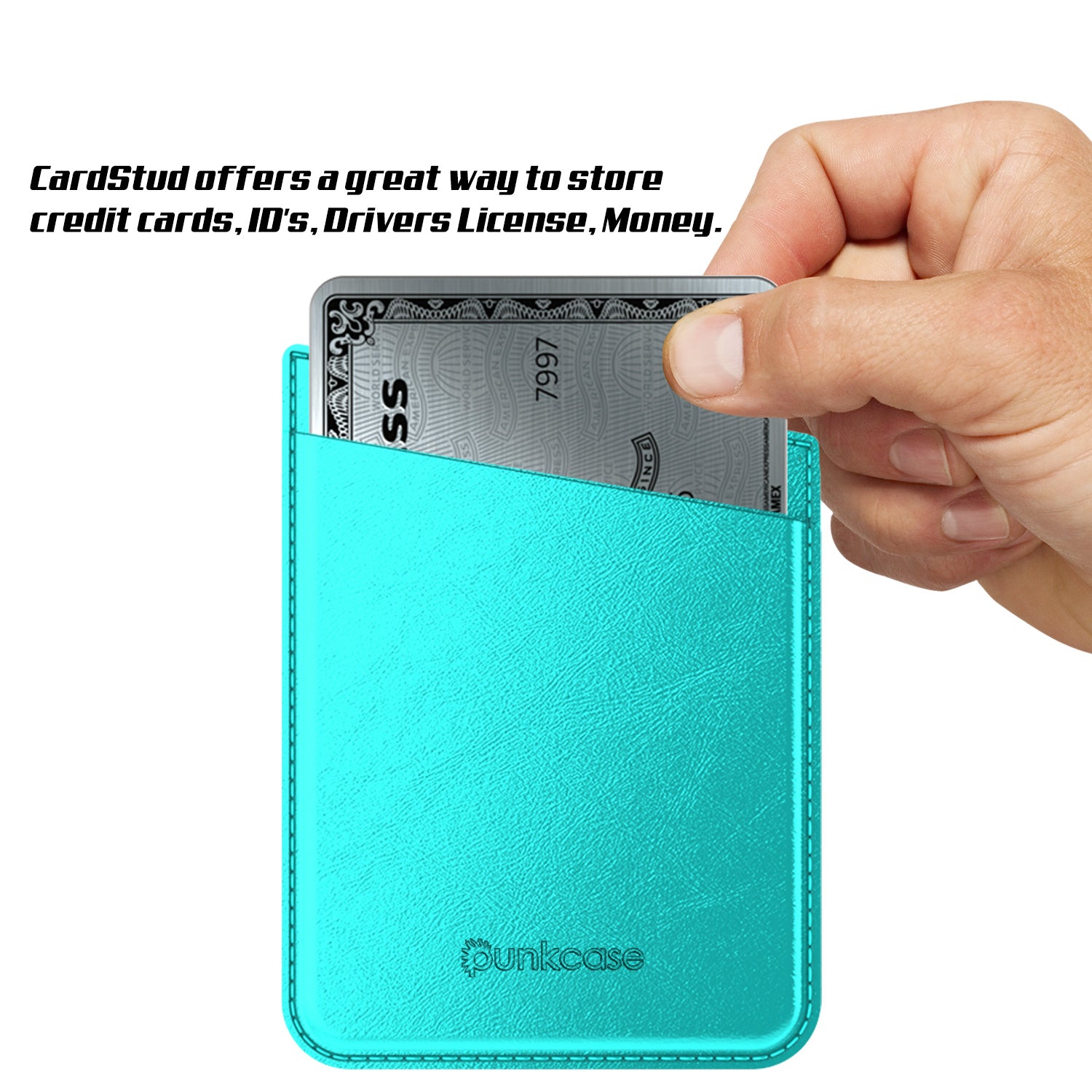 adhesive credit card sleeve 5x Silicone Credit Card Holder Cell Phone Wallet Pocket Sticker Adhesive Black