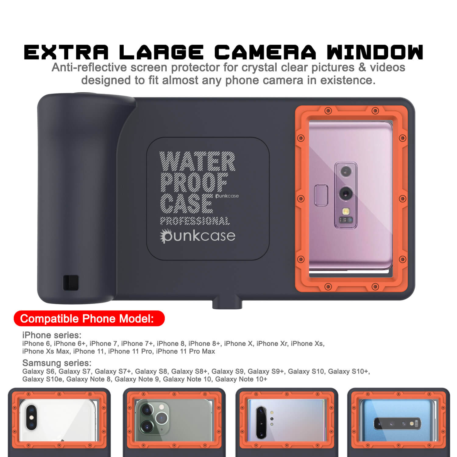 Punkcase Scuba Case Universal IPX8 Certified Waterproof
