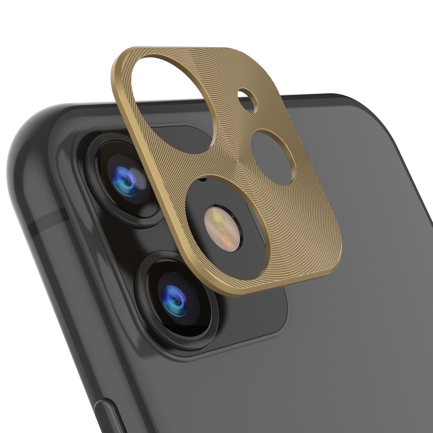 Punkcase iPhone 11 Camera Protector Ring [Gold]