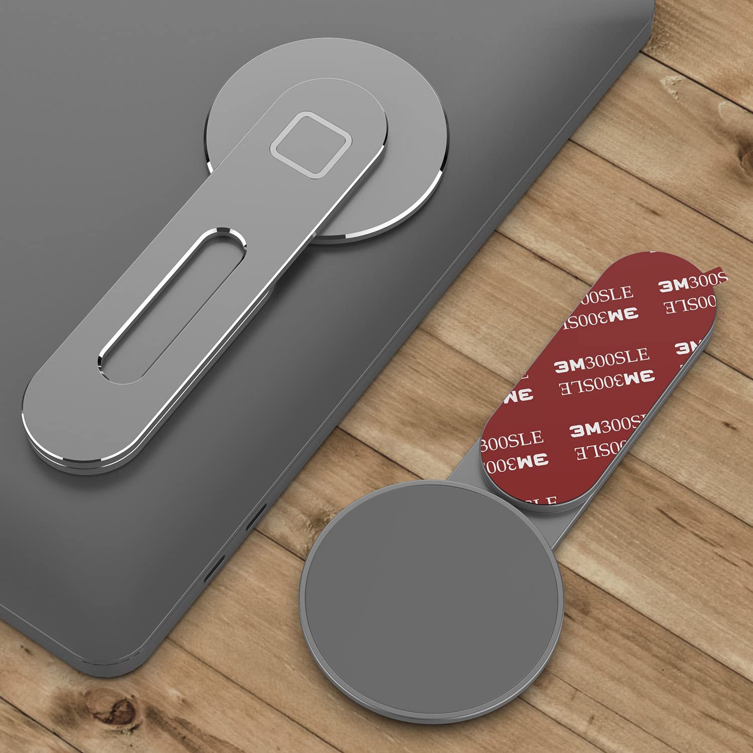 Punkcase Laptop Phone Holder Stand [Silver]