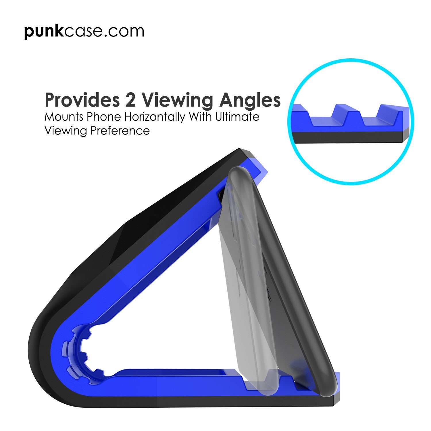 Viper Car Phone Holder Blue, Universal Dashboard Mount for all Smartphones