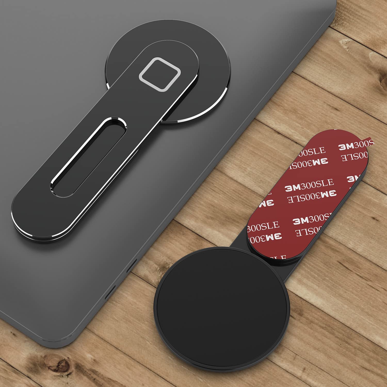 Punkcase Laptop Phone Holder Stand [Black]