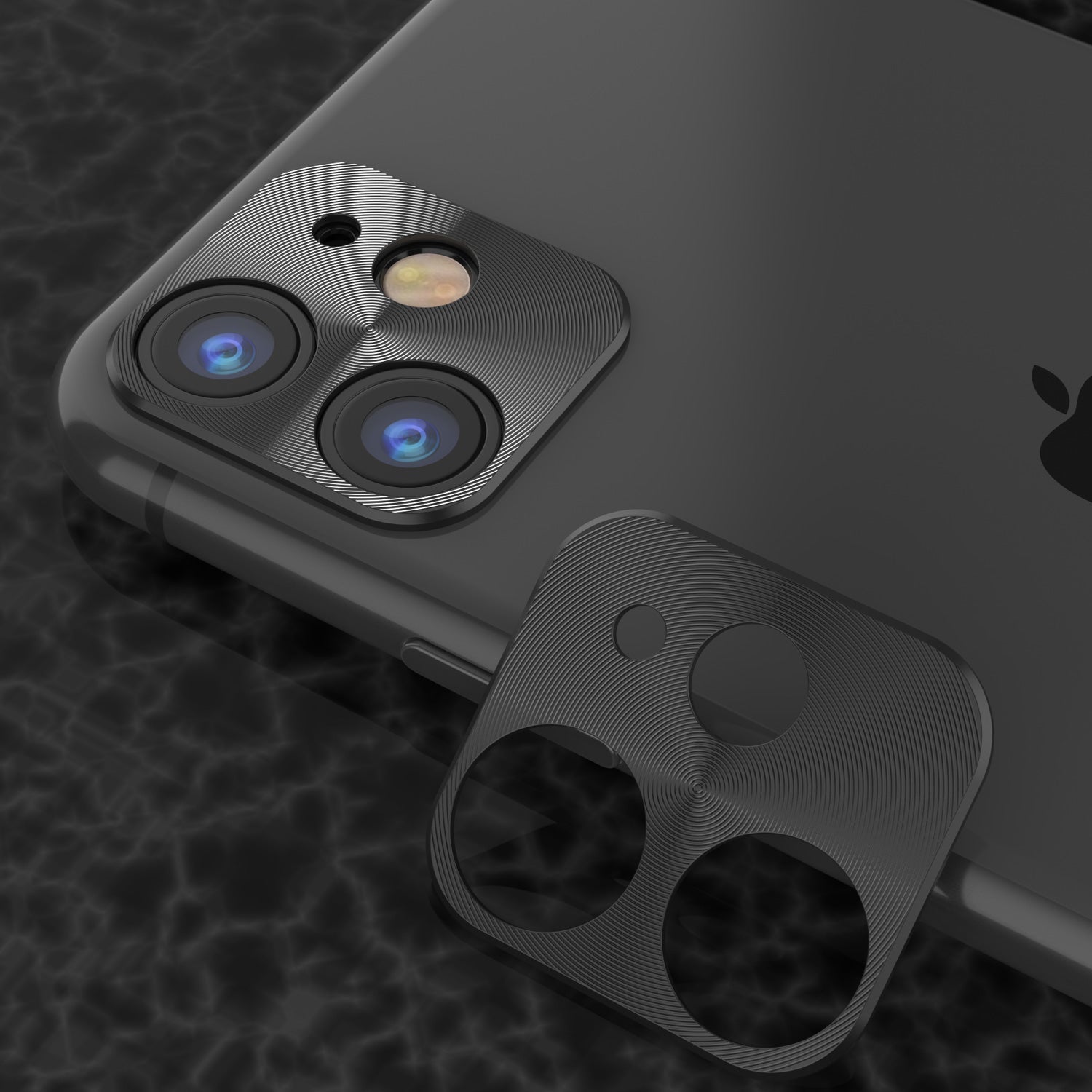 Punkcase iPhone 11 Camera Protector Ring [Black] – punkcase