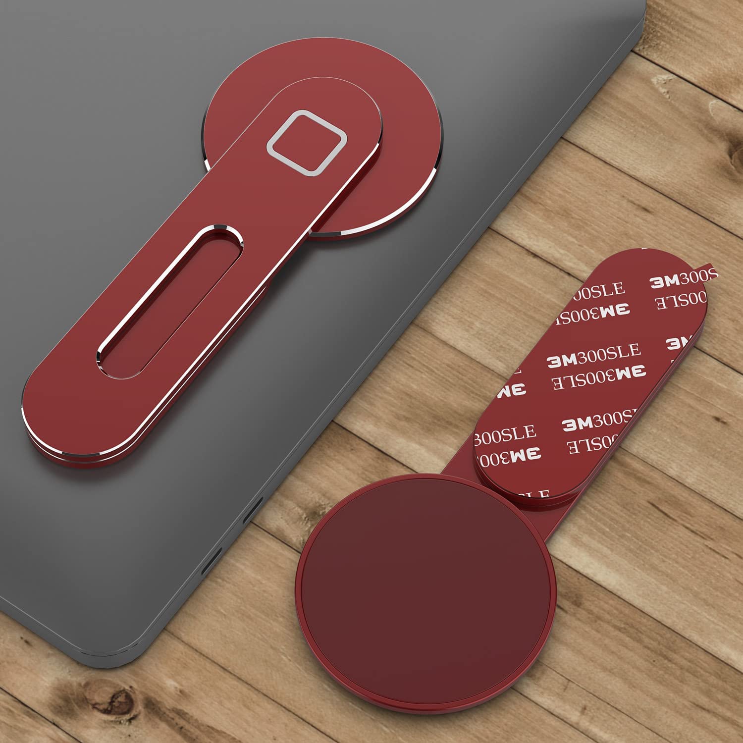 Punkcase Laptop Phone Holder Stand [Red]