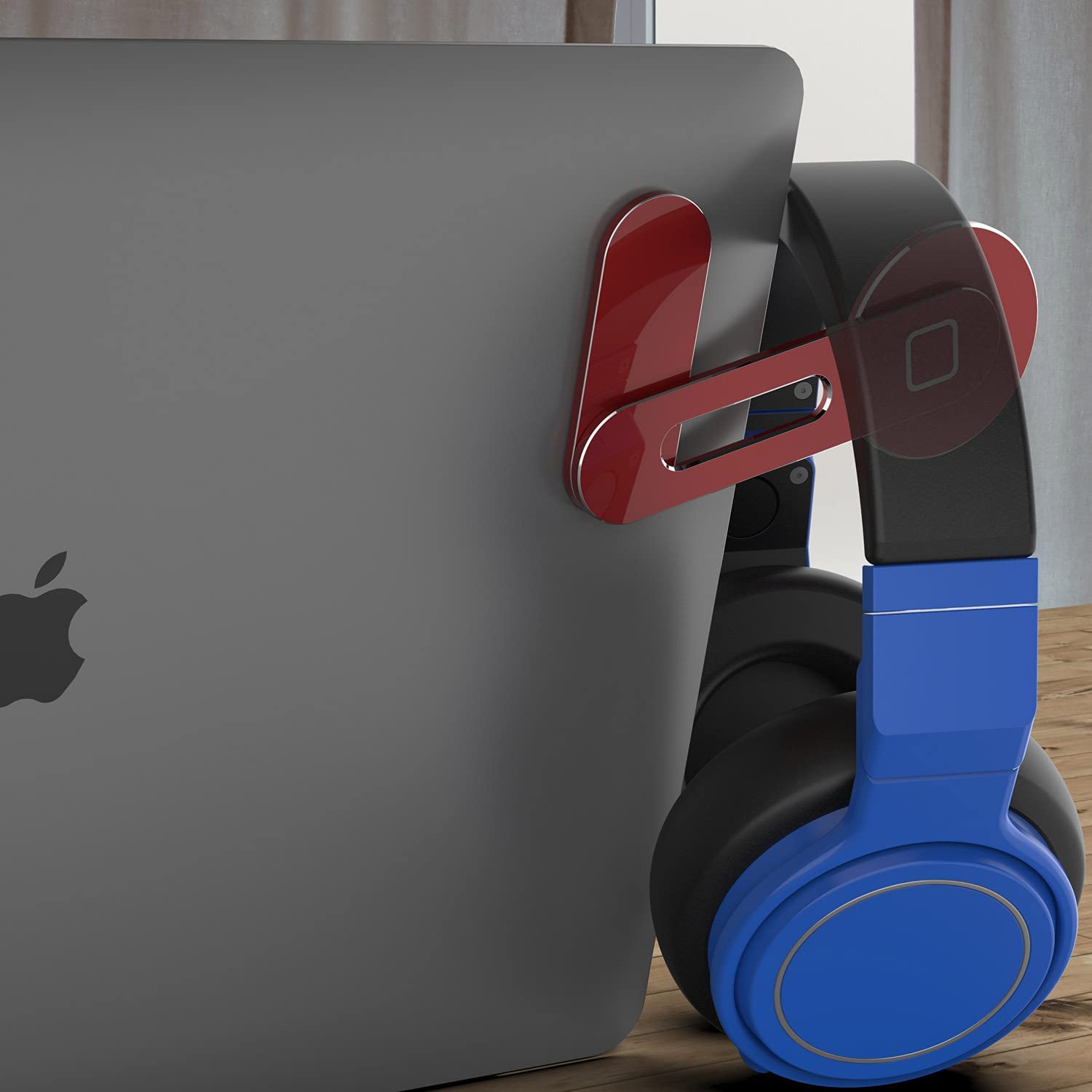 Punkcase Laptop Phone Holder Stand [Red]