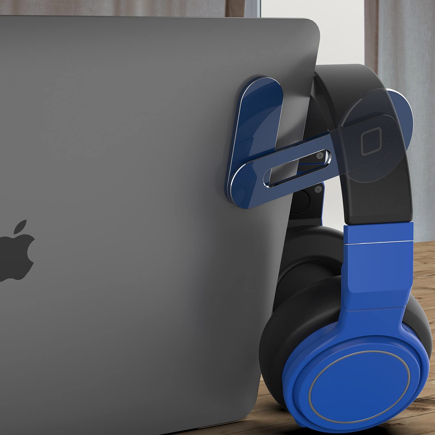 Punkcase Laptop Phone Holder Stand [Blue]