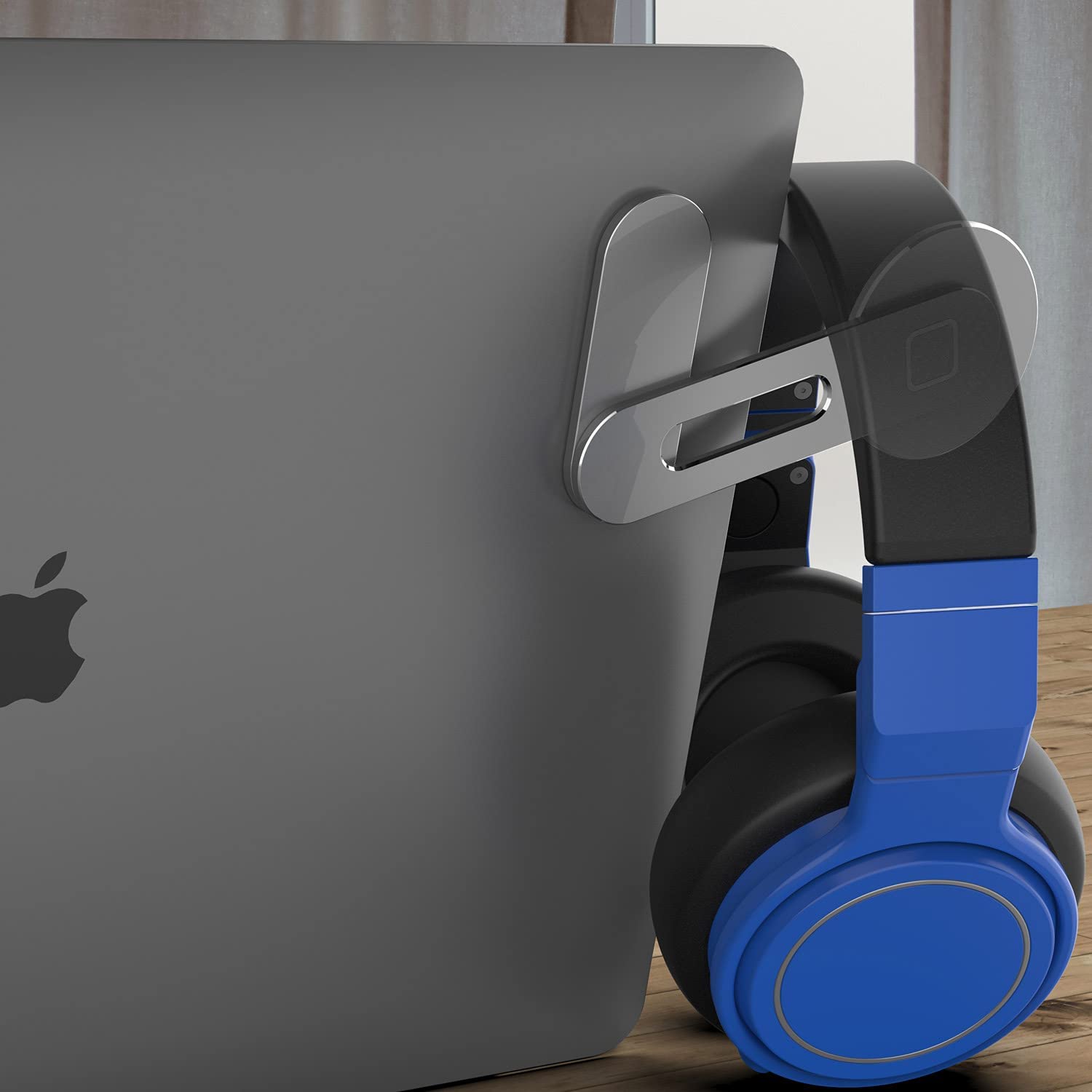 Punkcase Laptop Phone Holder Stand [Silver]