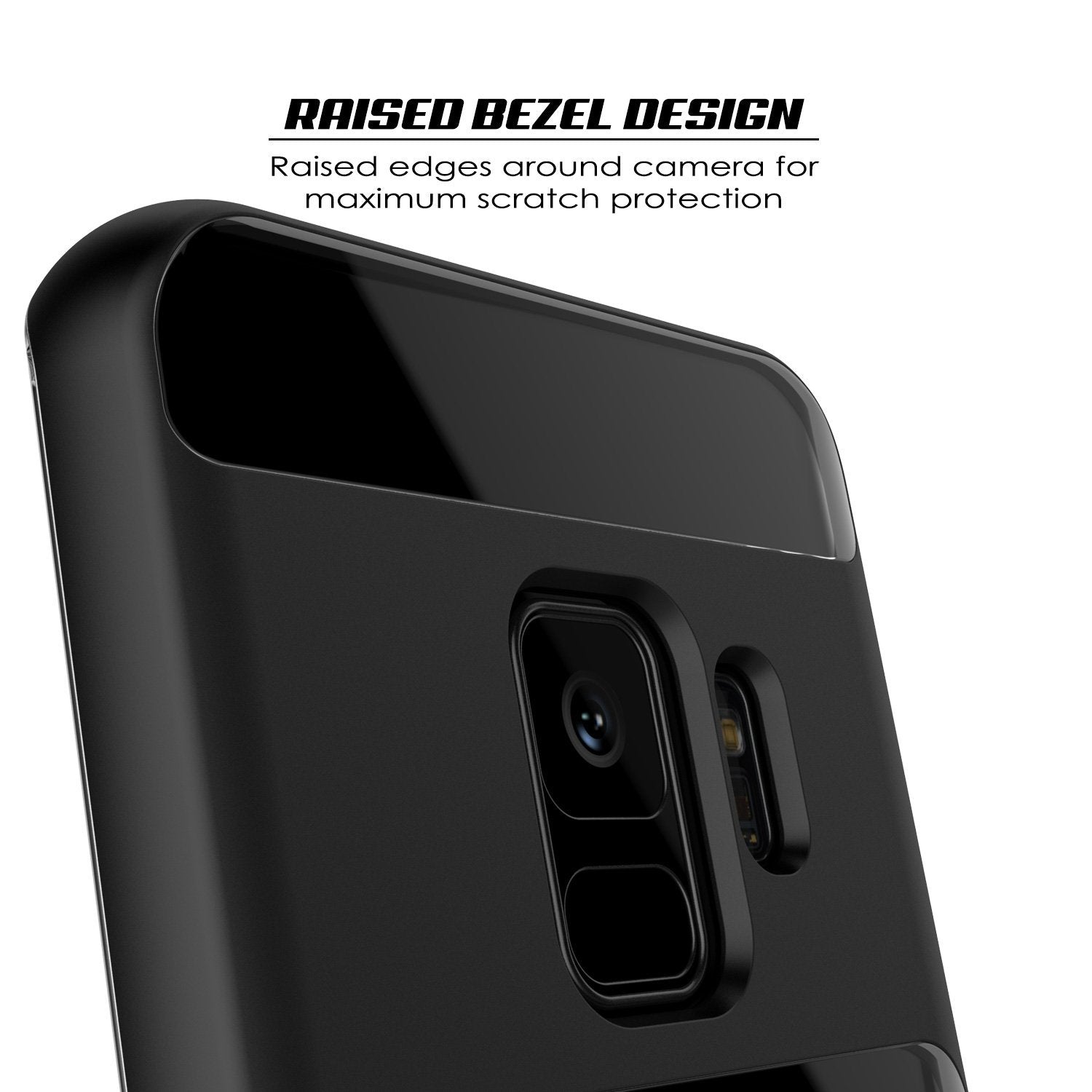 Galaxy S9 Case, PUNKcase [LUCID 3.0 Series] [Slim Fit] [Clear Back] Armor Cover w/ Integrated Screen Protector