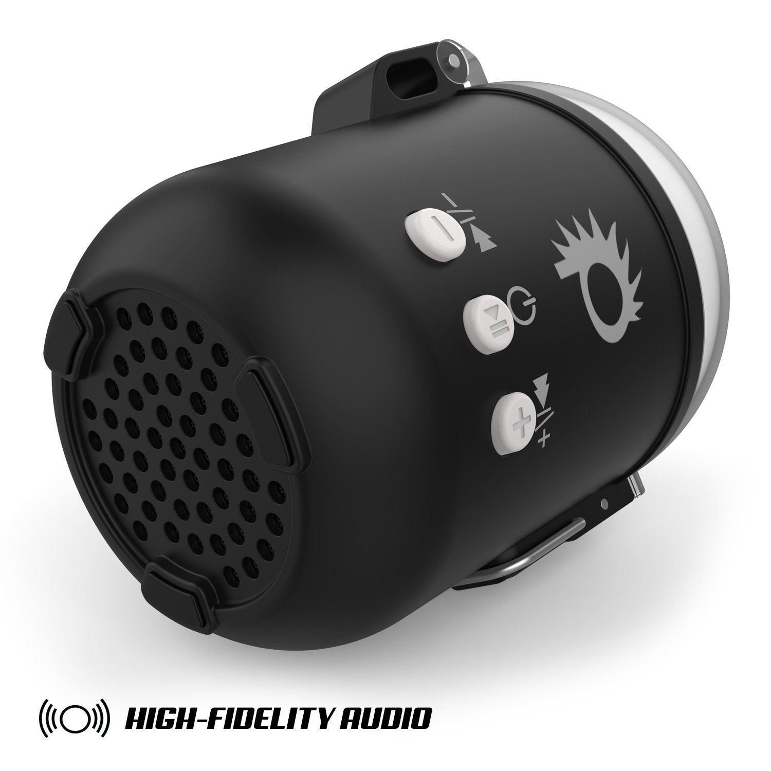 PunkBuds Capsule True Wireless Bluetooth Earbuds W/Noise Cancelling Mic IP67 Black Fast Charger Case