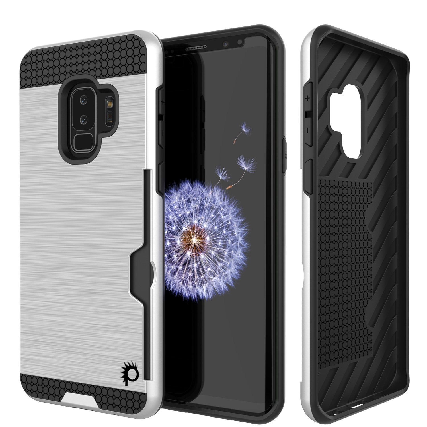 Galaxy S9 Plus Case, PUNKcase [SLOT Series] [Slim Fit] Dual-Layer Armor Cover