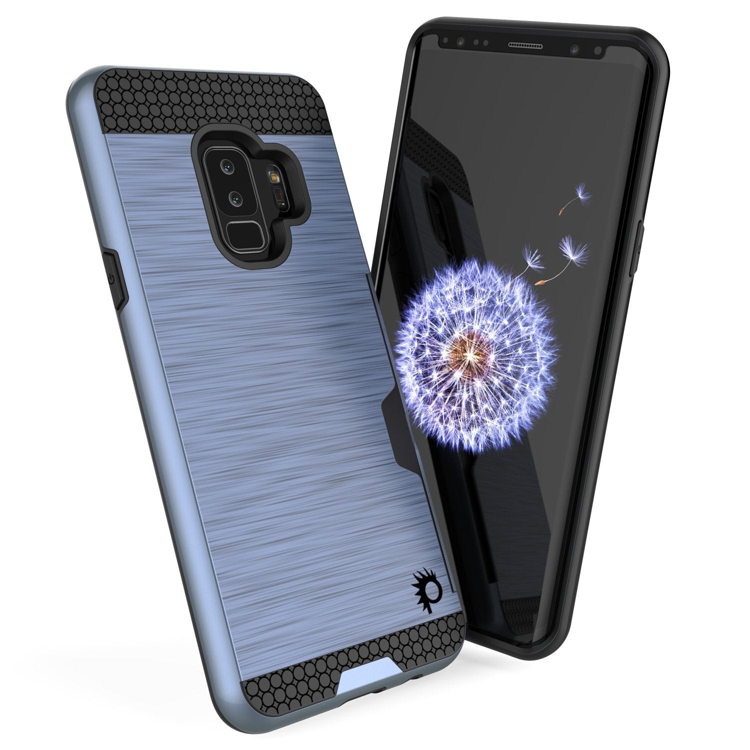 Galaxy S9 Plus Case, PUNKcase [SLOT Series] [Slim Fit] Dual-Layer Armor Navy Cover