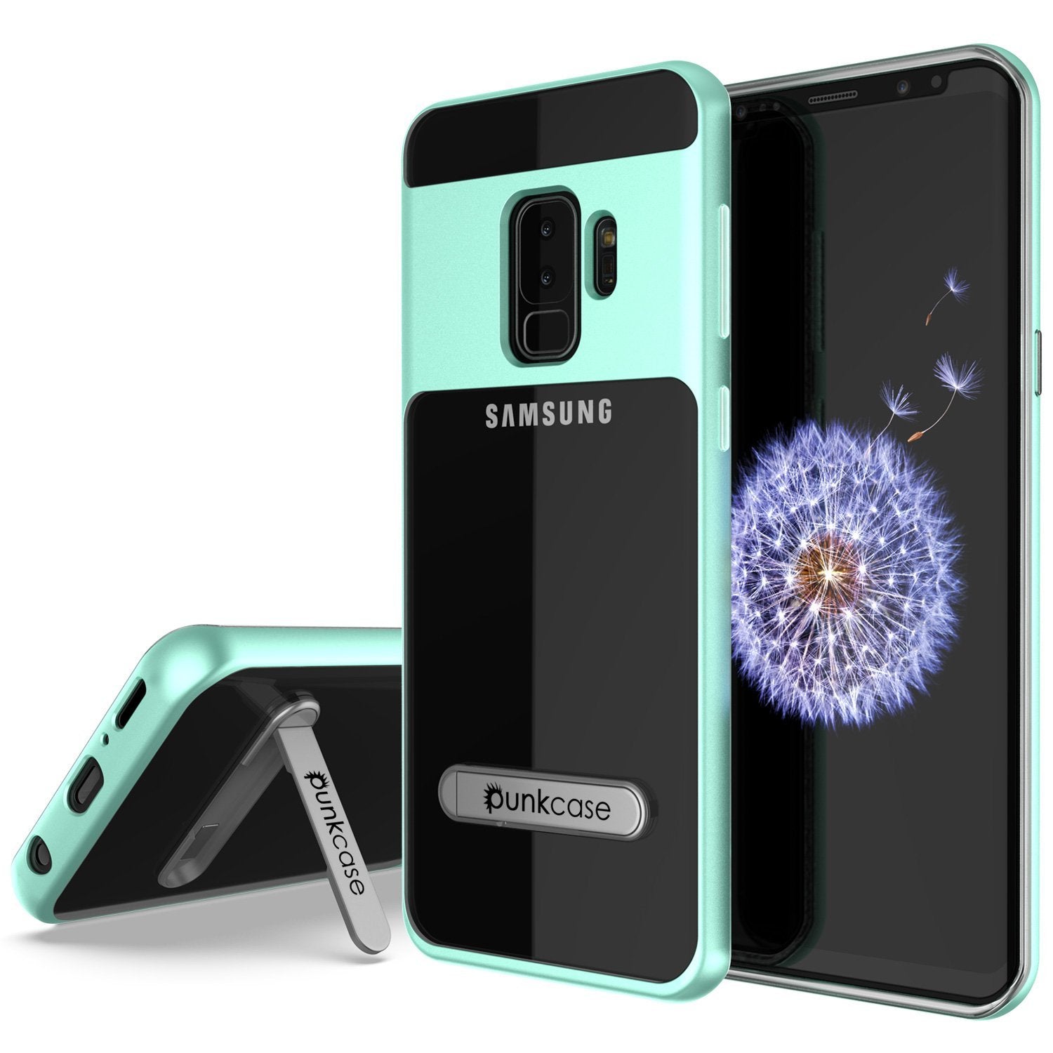 Galaxy S9+ Plus Case Punkcase Lucid 3.0 Series [Slim Fit] Teal Armor Cover