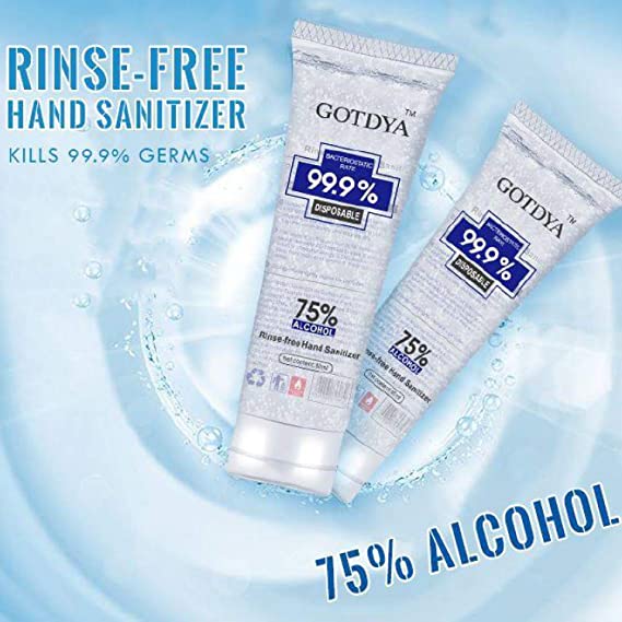 GOTDYA Rinse Free Hand Sanitizer (8 Pack)